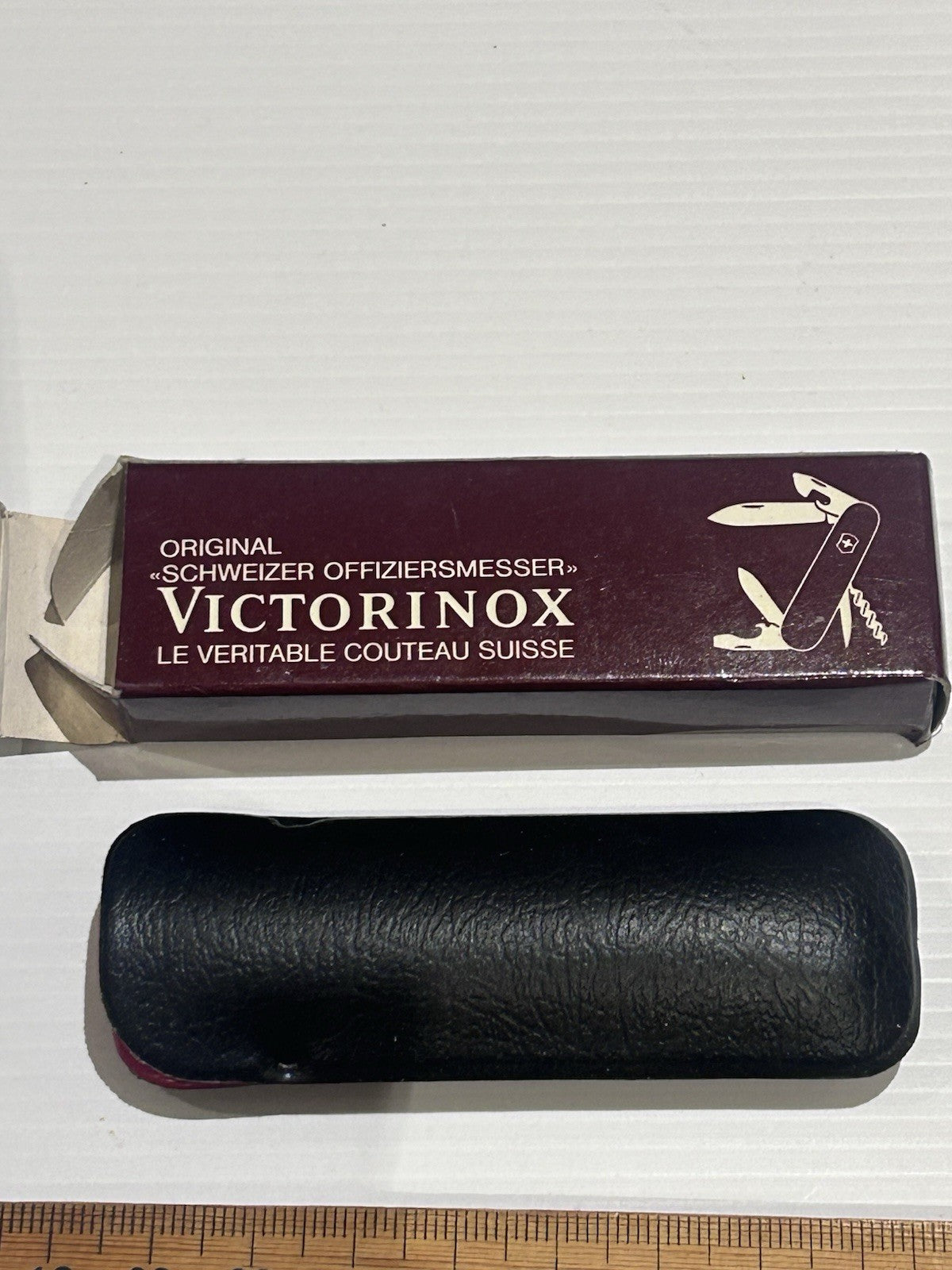 Victorinox Swiss Army Knife NOS Wirtgen Logo Red 58mm w/ Box & Pouch