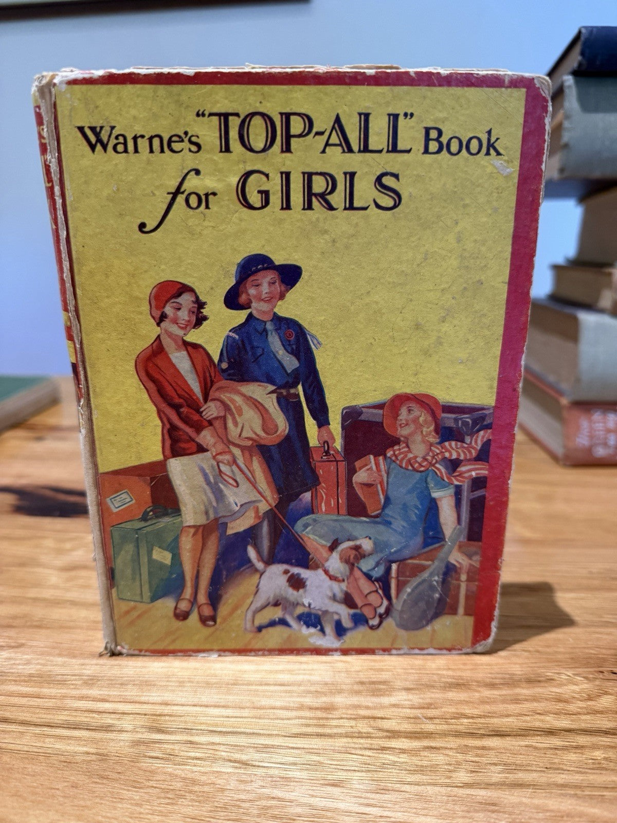Warne’s Top-All Book for Girls Mary England 1935 Vintage Illustrated Hardcover