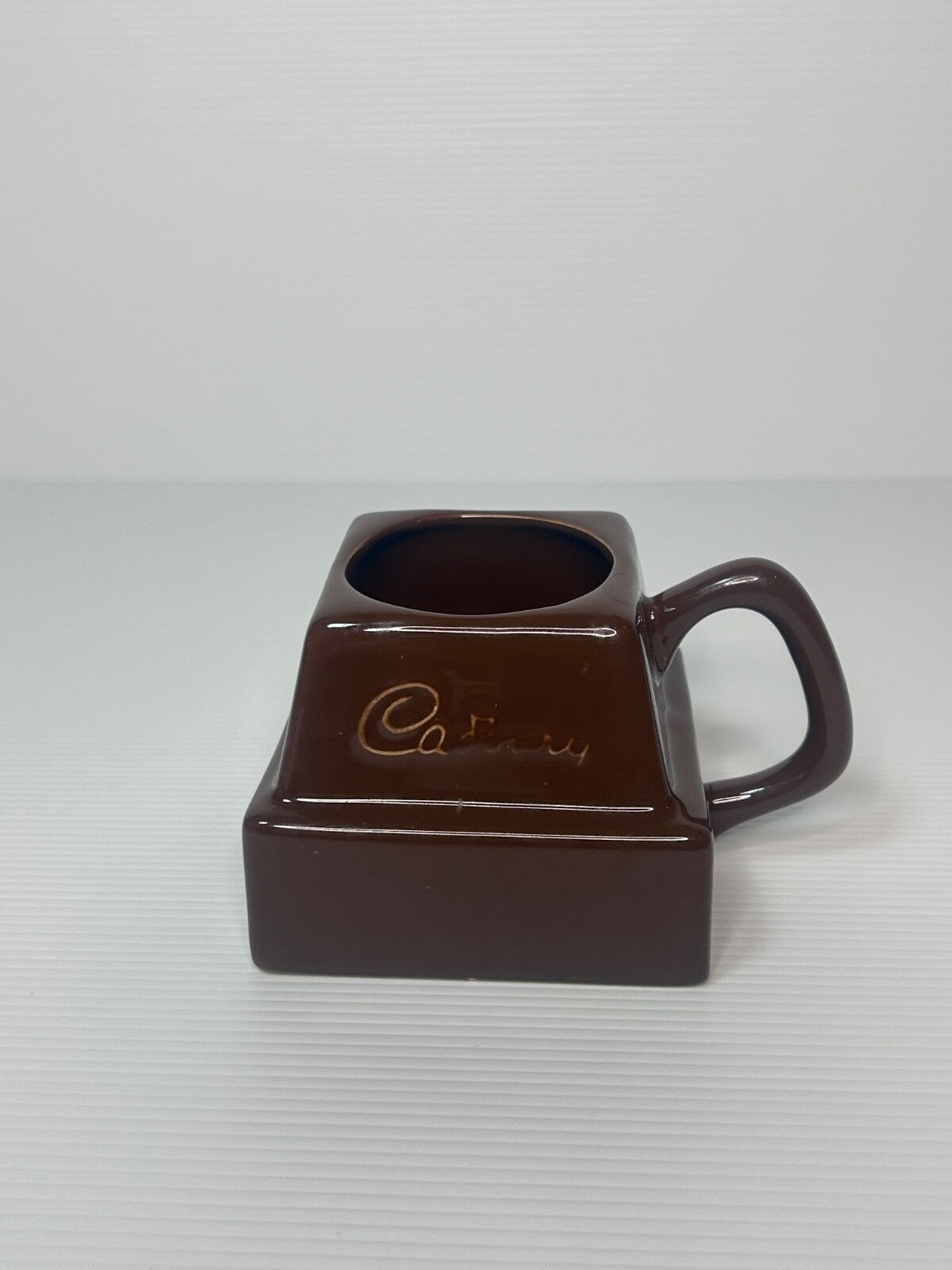 Vintage Cadbury Block Chocolate Mug – Retro Novelty Ceramic Collectible
