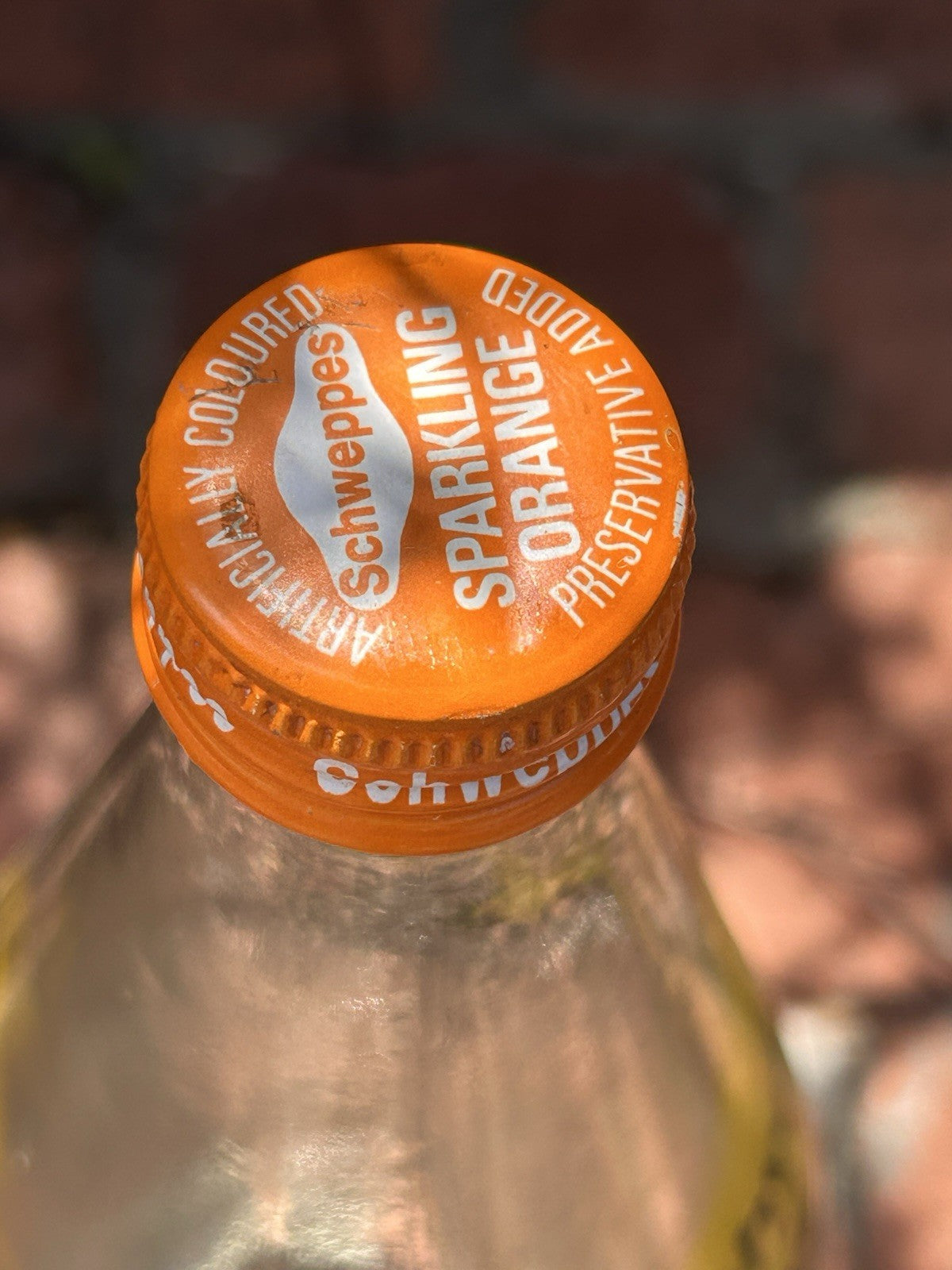 Vintage Schweppes 32oz Glass Bottle Family Size Australian Return Bottle 1960s