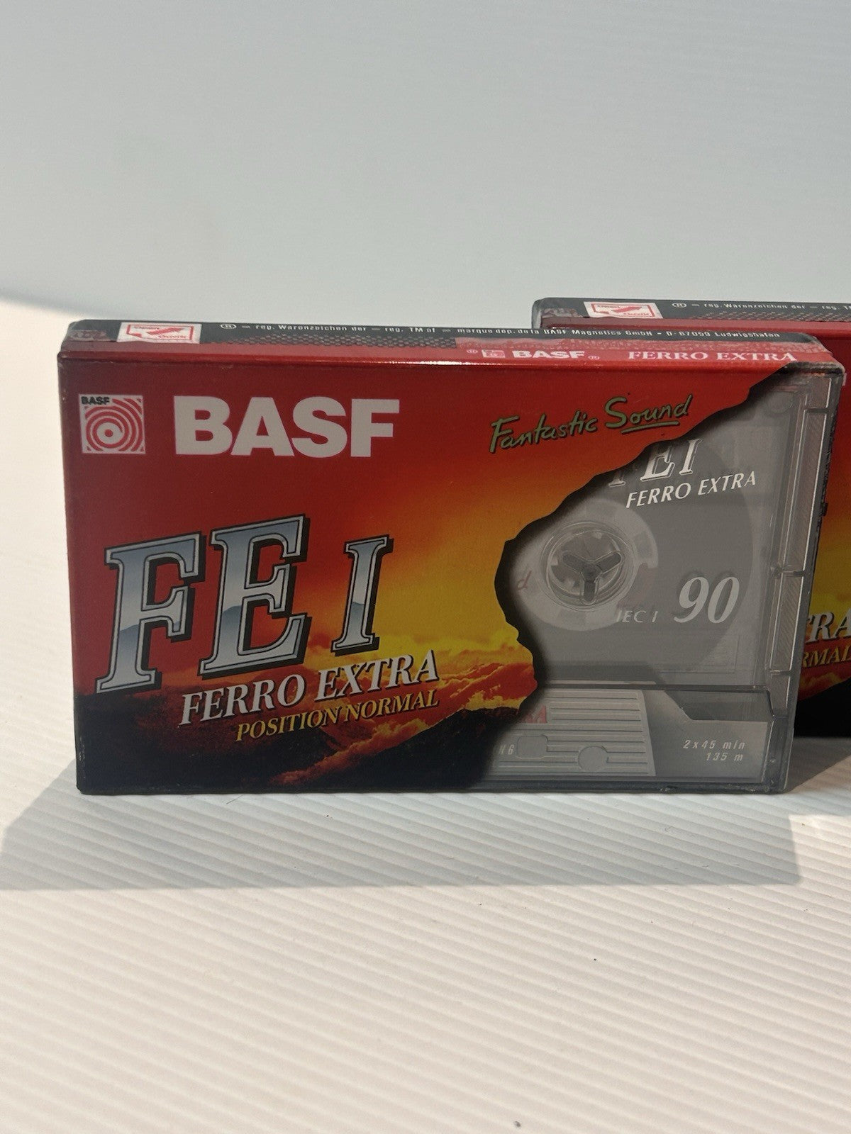 Lot Of 3 Vintage Blank Cassette Tapes BASF FE I Ferro Extra & TEAC CDX I 90 Min