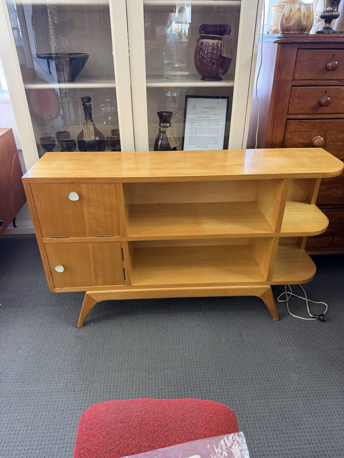 Dario Zoureff Cabinet Bookcase Australian MCM Late 1950s Early 1960s