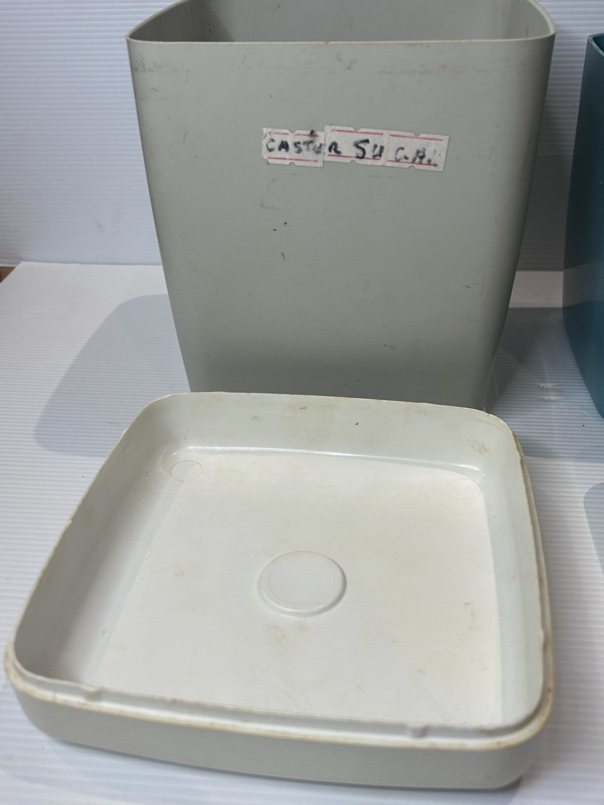 Vintage Nally Kitchen Canisters Set of 4 – Sugar Rice Tea Coffee Retro 1950s