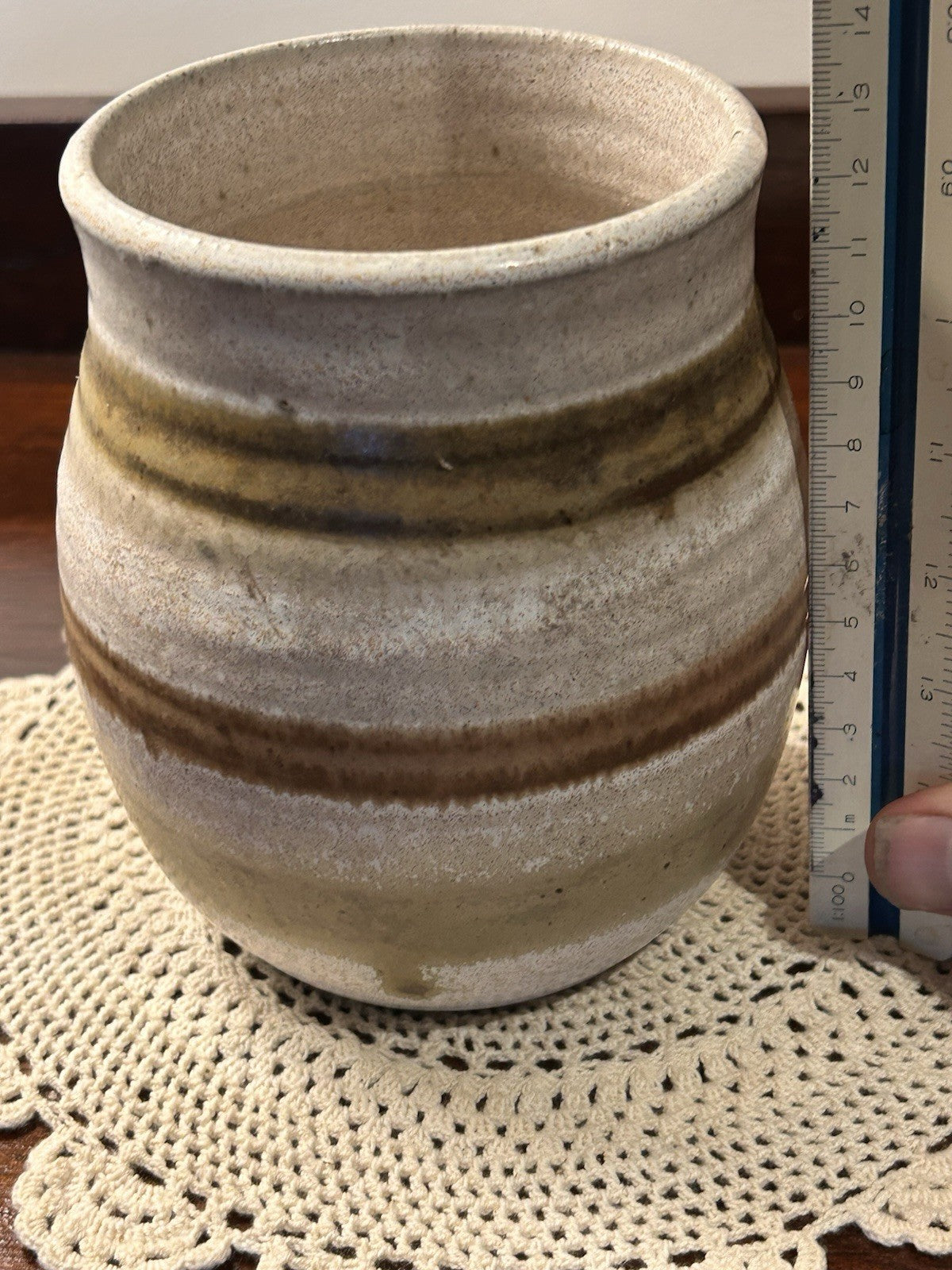 Lilydale Pottery Hand Crafted Vase 1970s Australian Studio Pottery 13cm