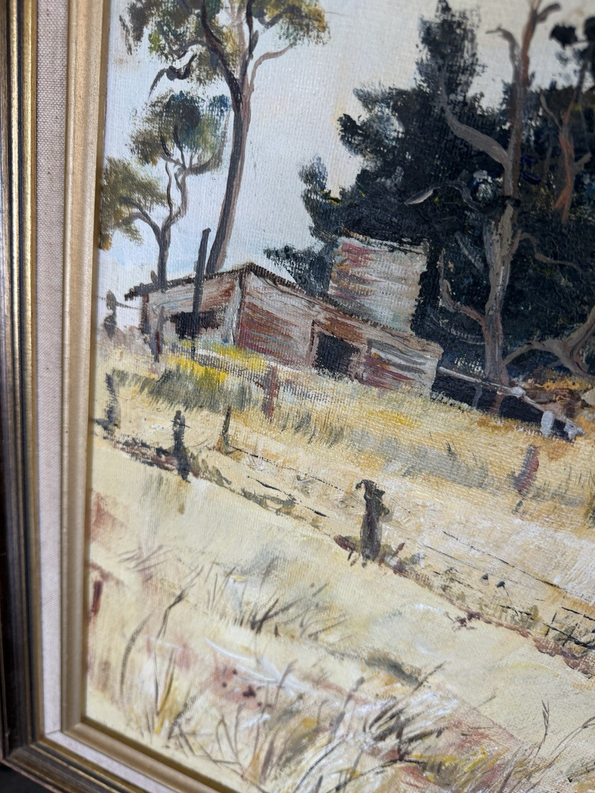 Lyn Robins Original Oil Painting Near The Mount SA Australian Landscape Artist