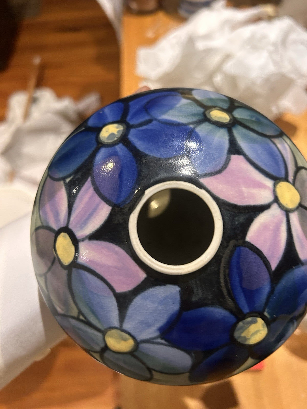 Gambles Pottery Posy Vase Flower Frog Ian Gamble Studio Floral 9cm