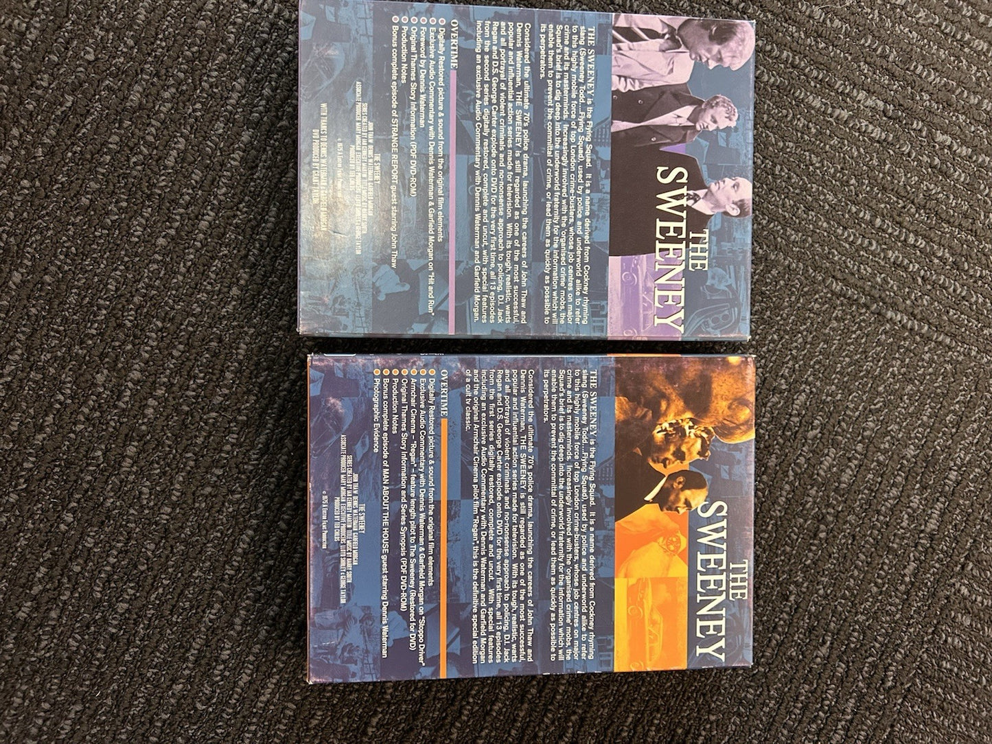 The Sweeney Complete Series 1 & 2 DVD Sets 8 Discs UK Crime Drama