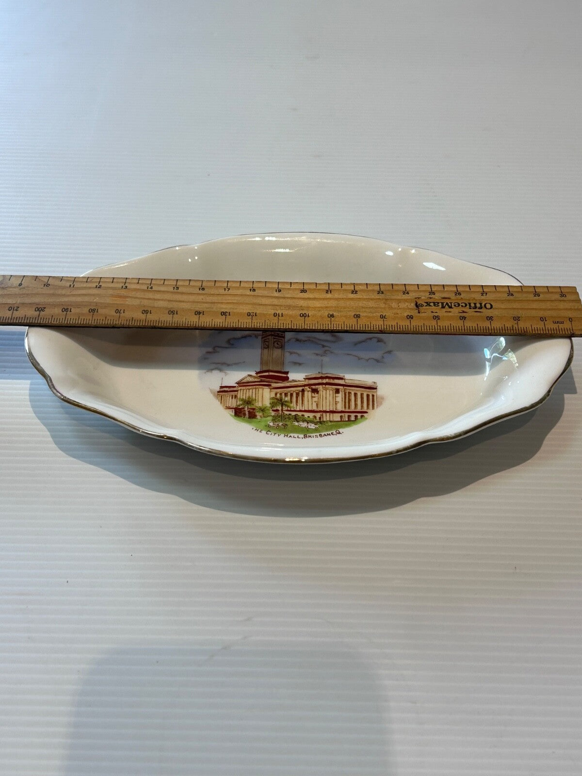 Vintage Royal Standard Bone China Dish – Brisbane City Hall, 20cm – Made in Engl