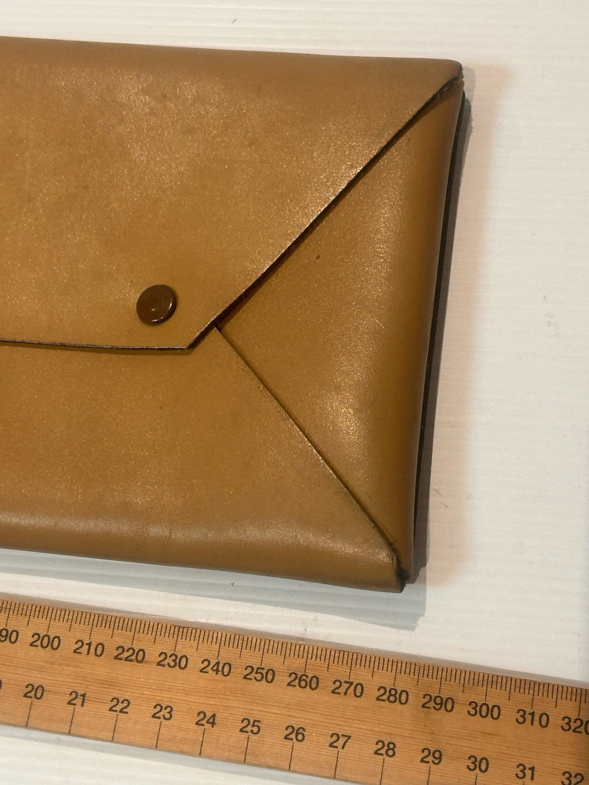 Vintage Hickok Steer Hide Leather Road Maps Case 1950s Motoring Accessory