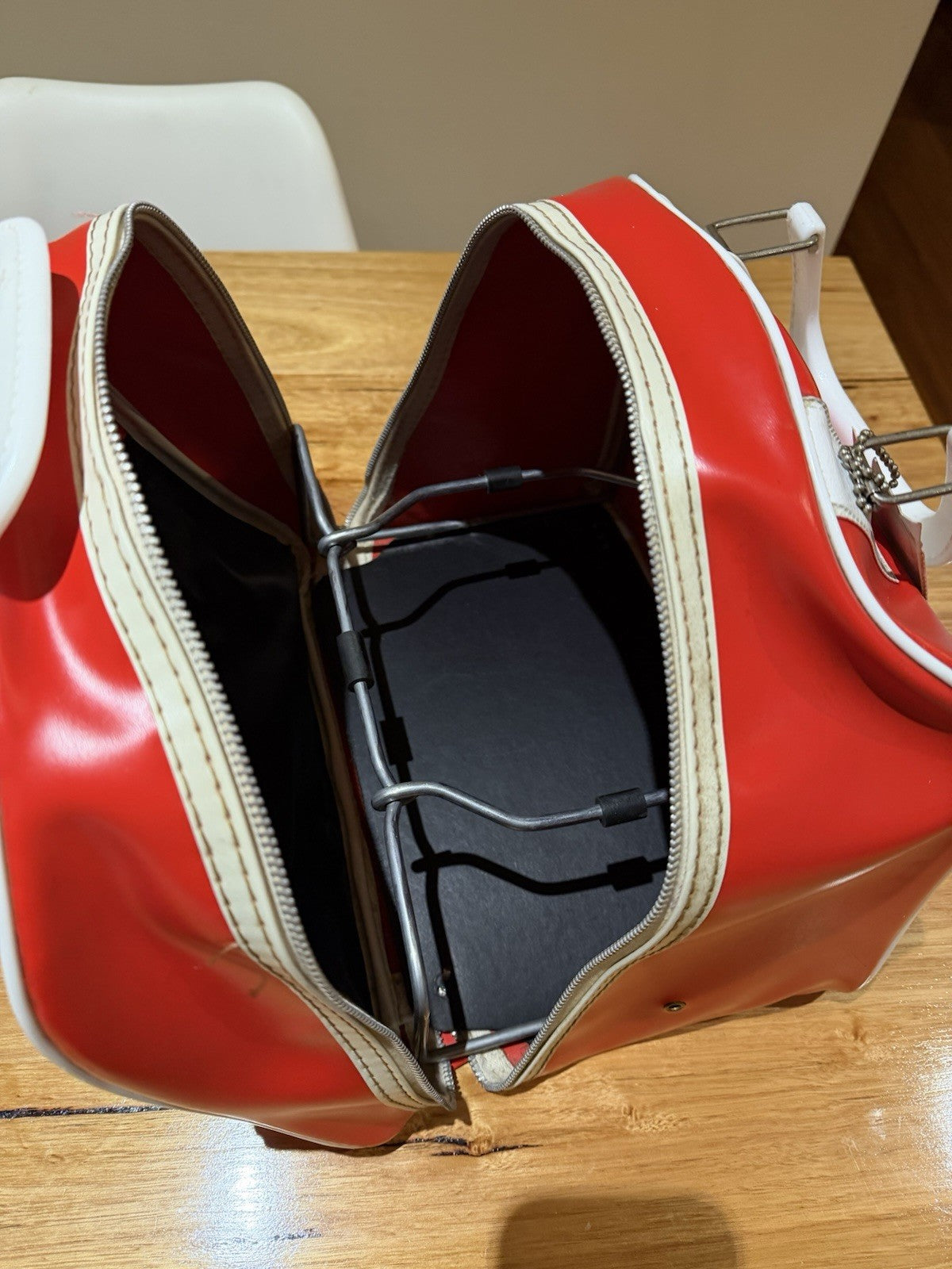 Vintage Brunswick Mixer II Bowling Ball Set c.1968–1970 Undrilled Bag And Shoes