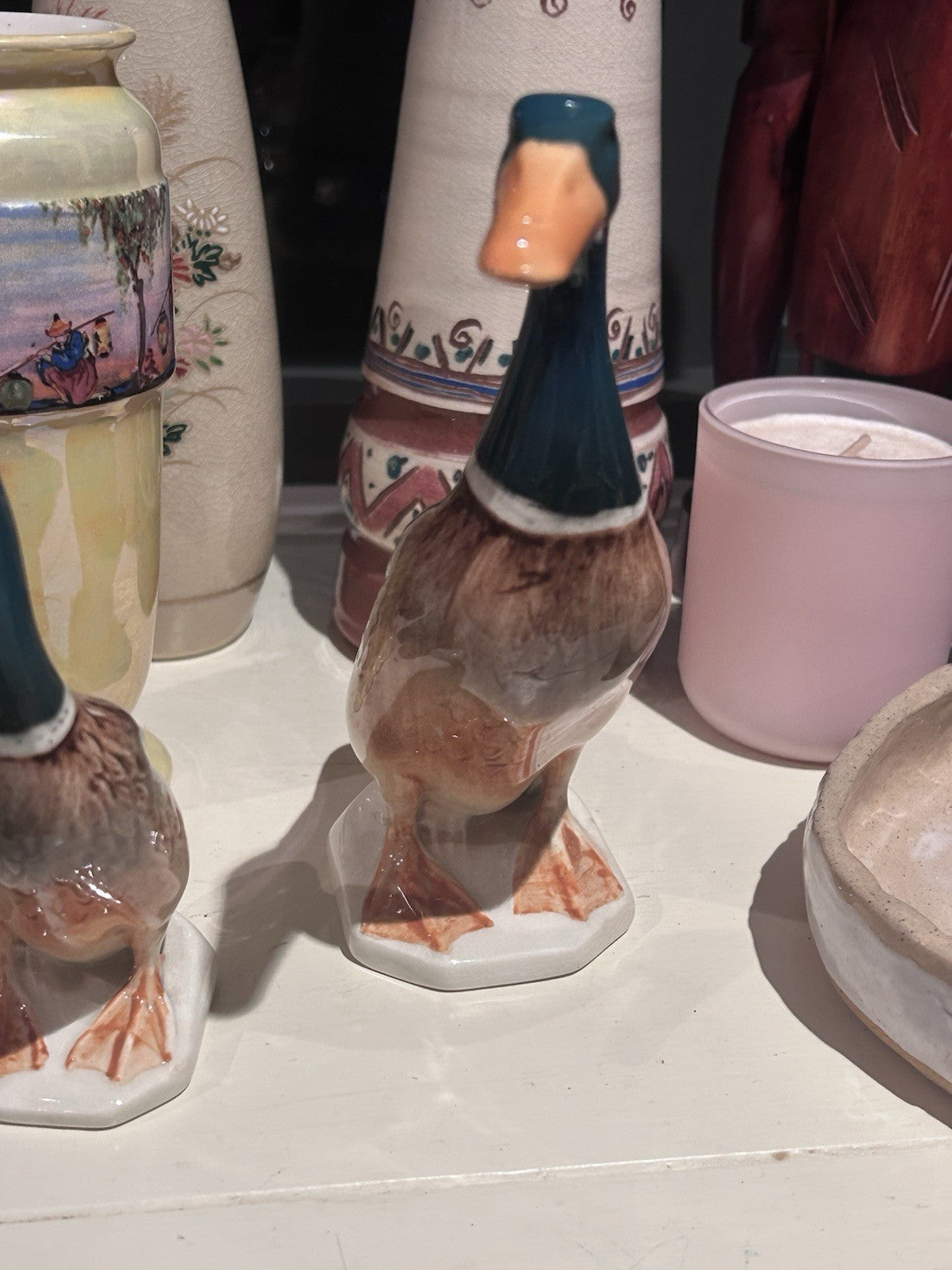 Vintage Beswick England Mallard Duck Trio – Models 756/1, 756/2, 756/3 C1950/60s