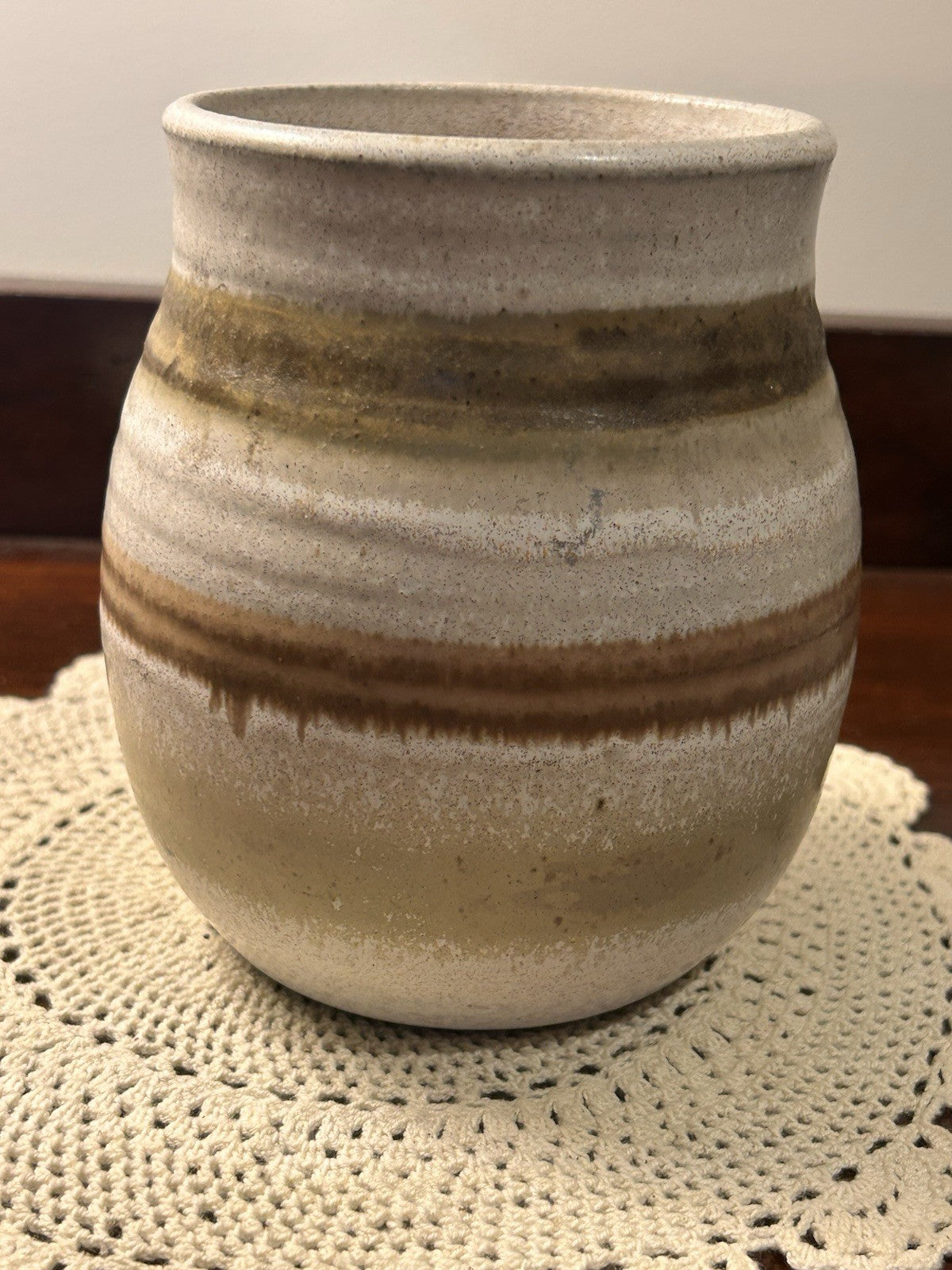Lilydale Pottery Hand Crafted Vase 1970s Australian Studio Pottery 13cm