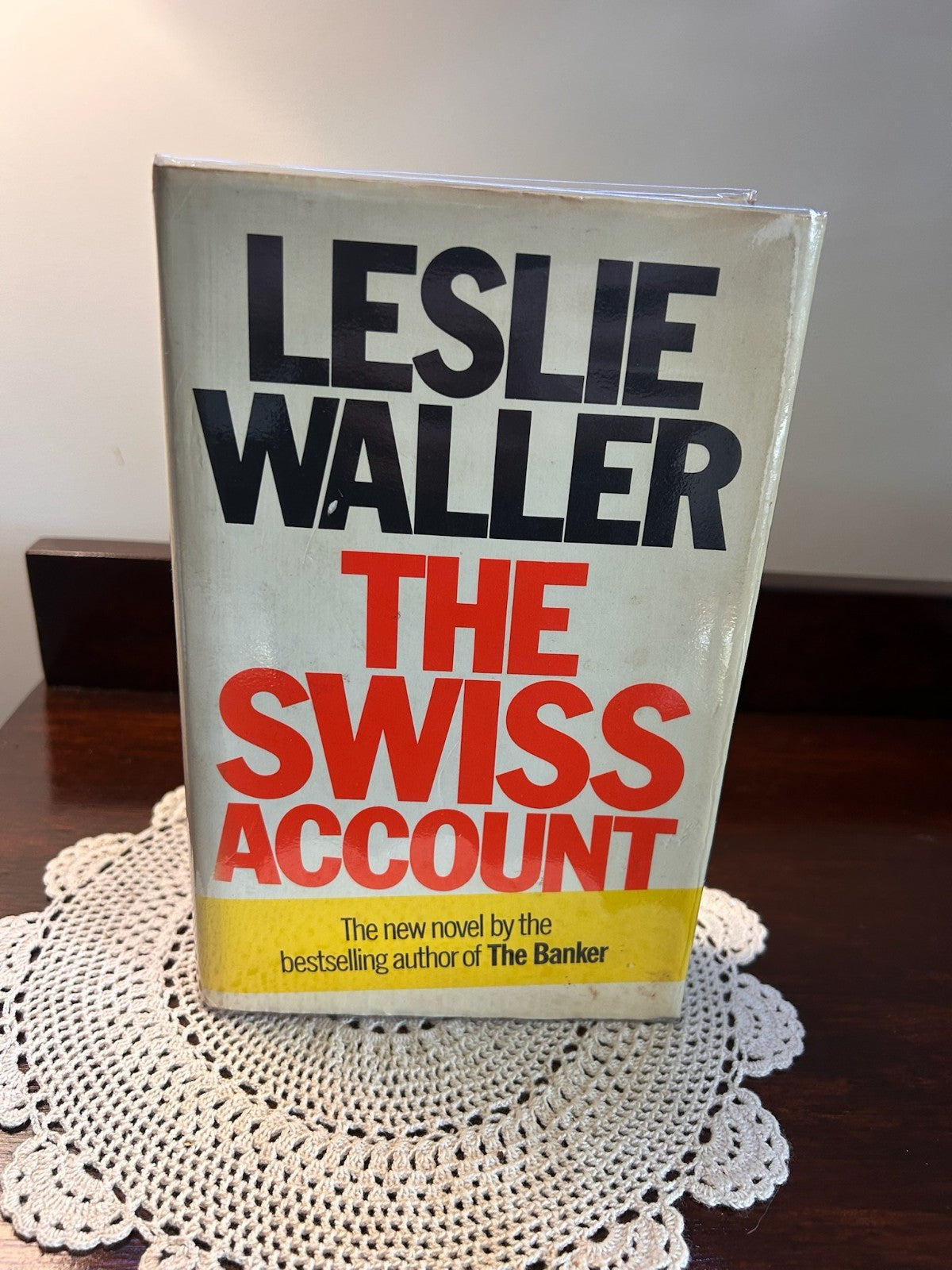 The Swiss Account Leslie Waller 1977 Hardcover Hart-Davis MacGibbon