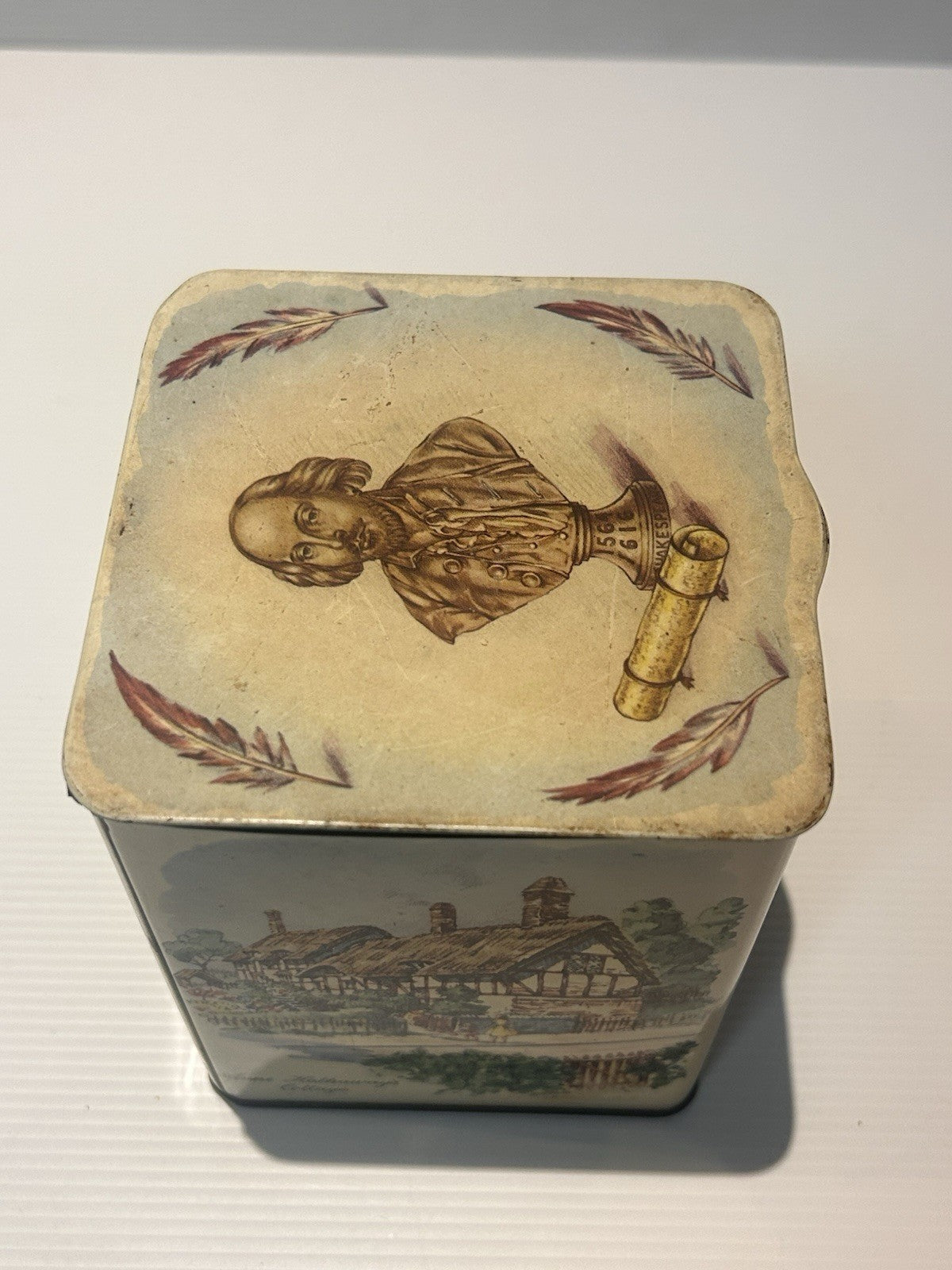 Vintage Riley’s Toffee Tin – Globe & Shakespeare Memorial Theatres Halifax UK