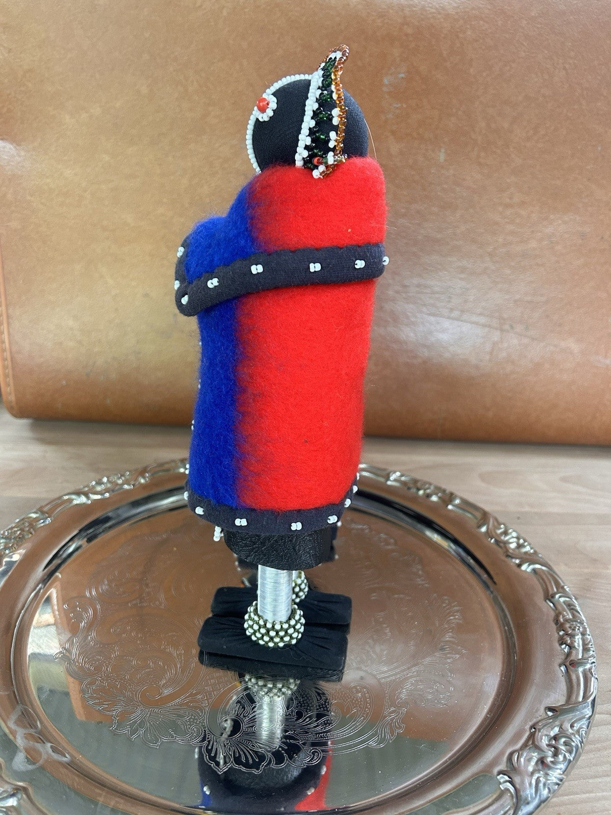 South African Ndebele Linga Koba Doll Traditional Beaded Ceremonial, Two.