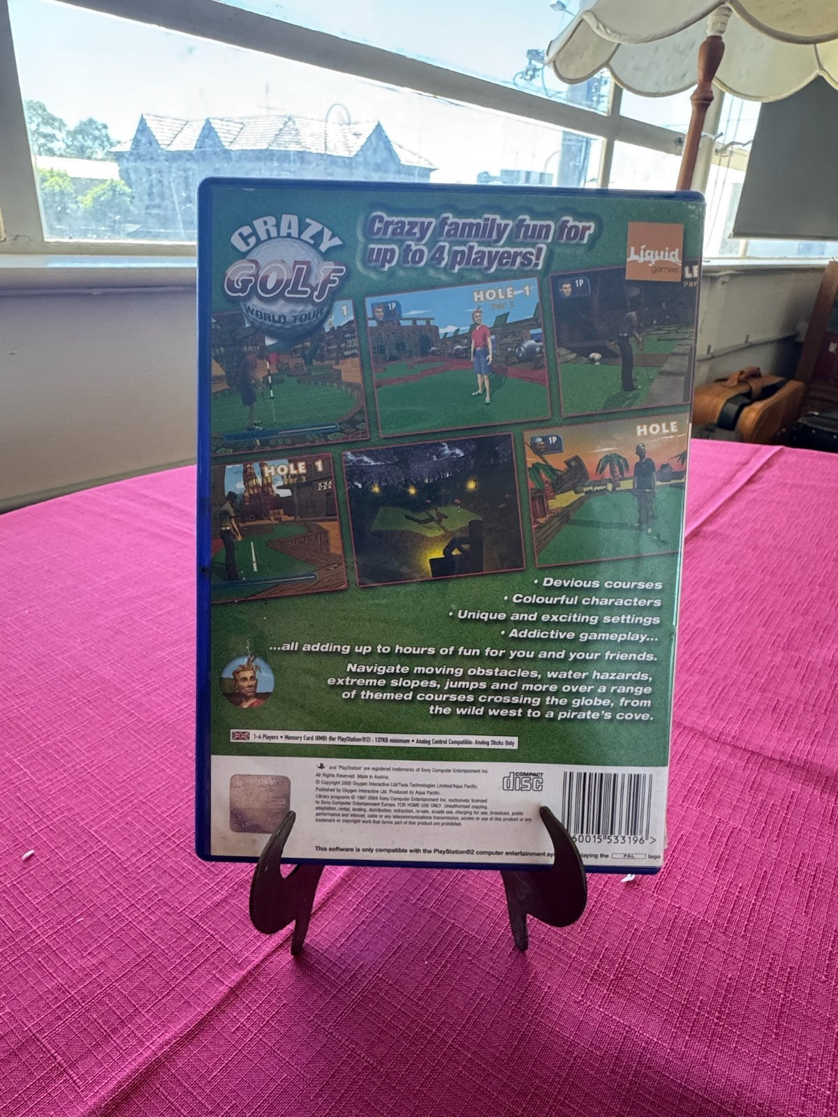 Crazy Golf World Tour PS2 PAL – Family Party Golf Game – 2005