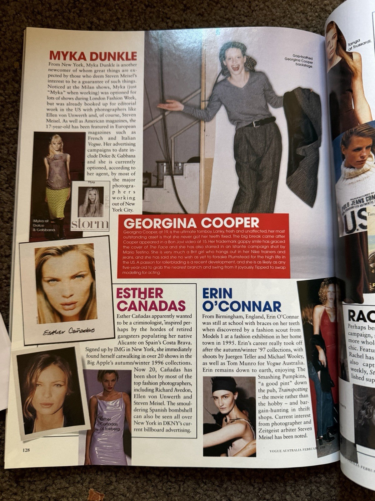 Vintage  February 1998 VOGUE Australia Magazine