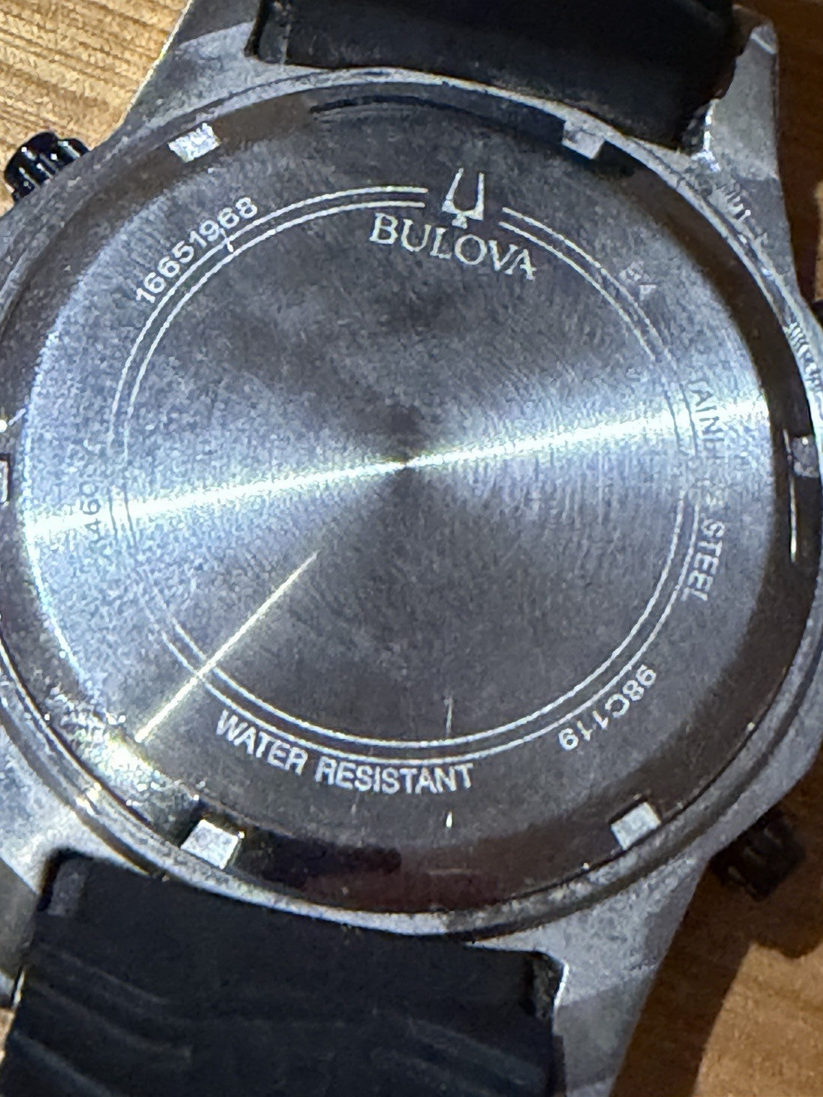 Bulova Marine Star 98C119 Ana Digital Watch 100M Rare New Batteries Working