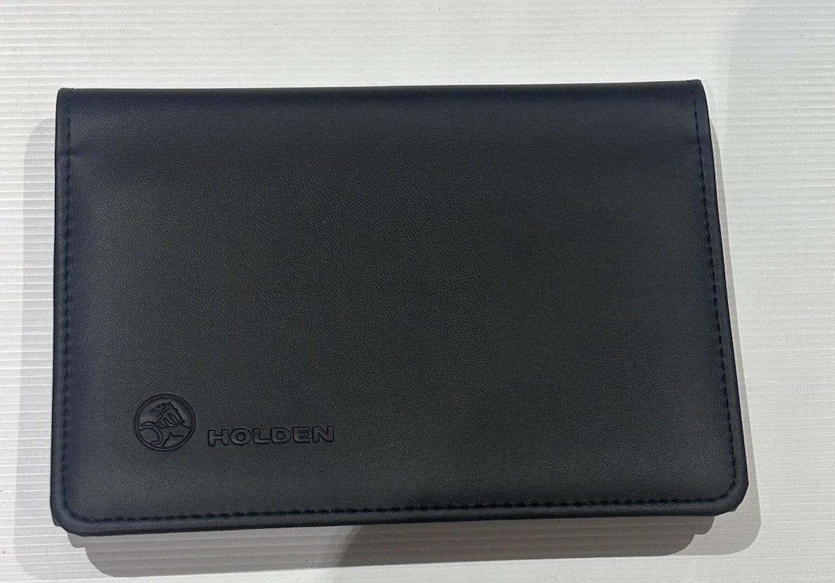 Holden Black Owner’s Manual Wallet Case VT VX VY VZ Commodore HSV Genuine