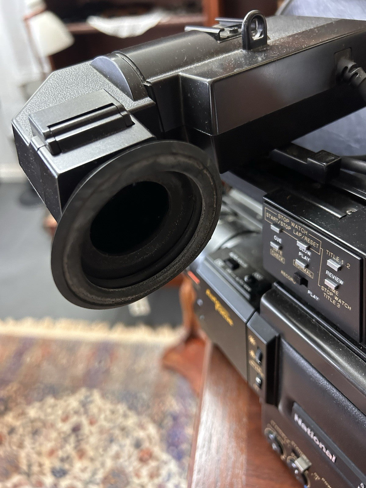 Vintage National Saticon VHS Video Camera WV-P200N + Original Bag