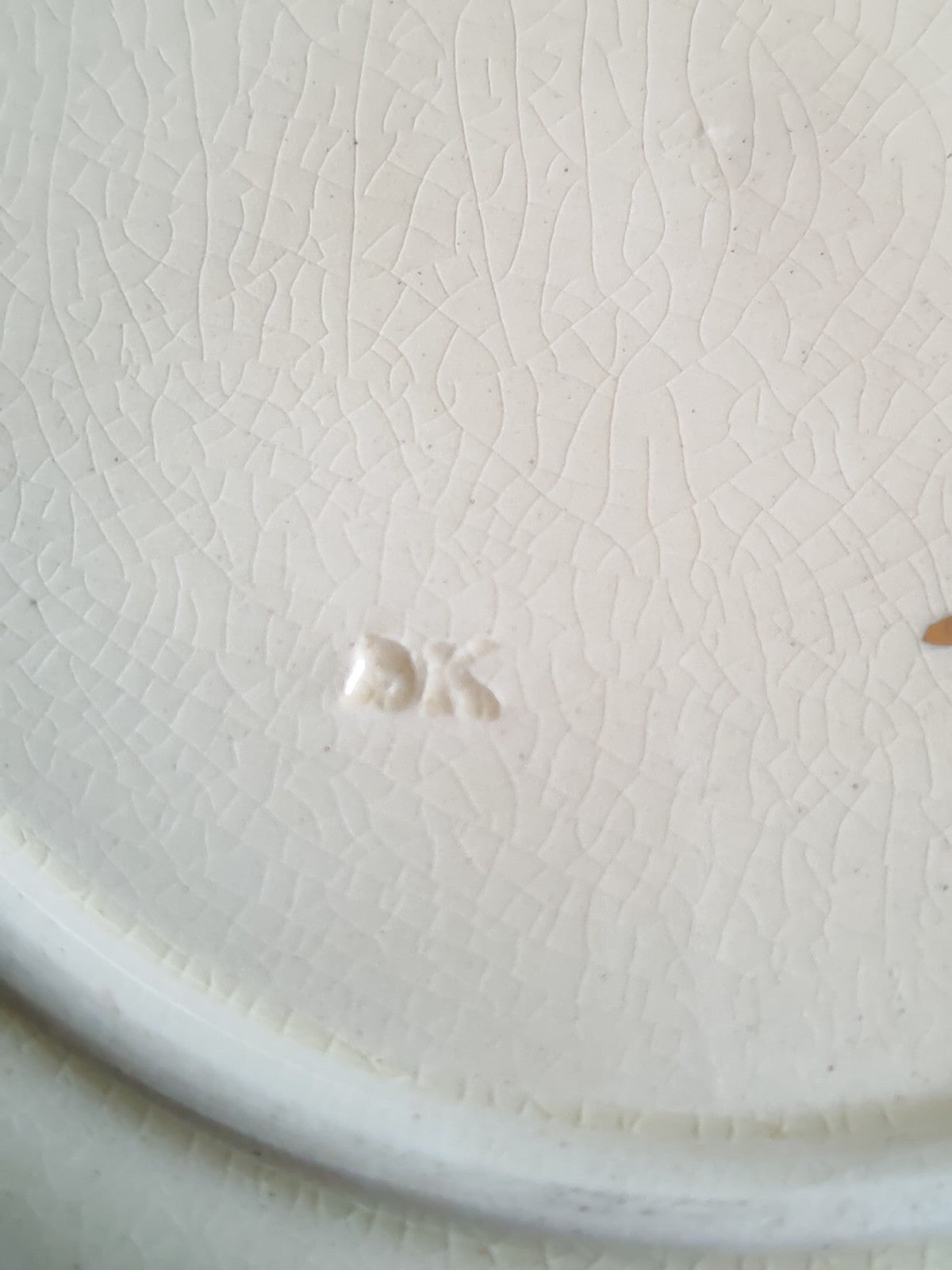 Vintage Burleigh Ware Creamware Serving Bowl - Burgess & Leigh