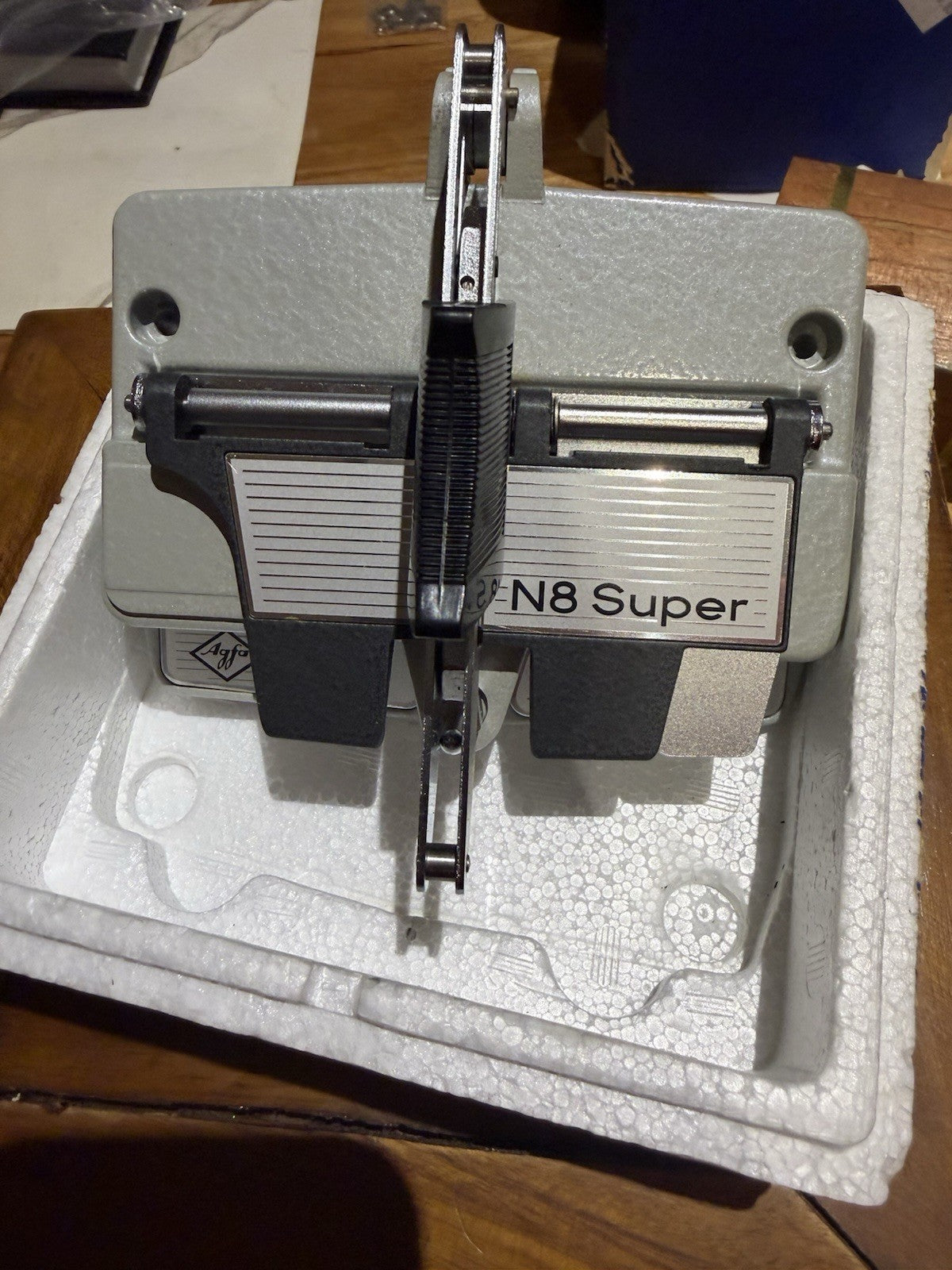 Agfa Klebepresse N8 Super Super 8 Film Splicer Boxed Germany Editing Tool