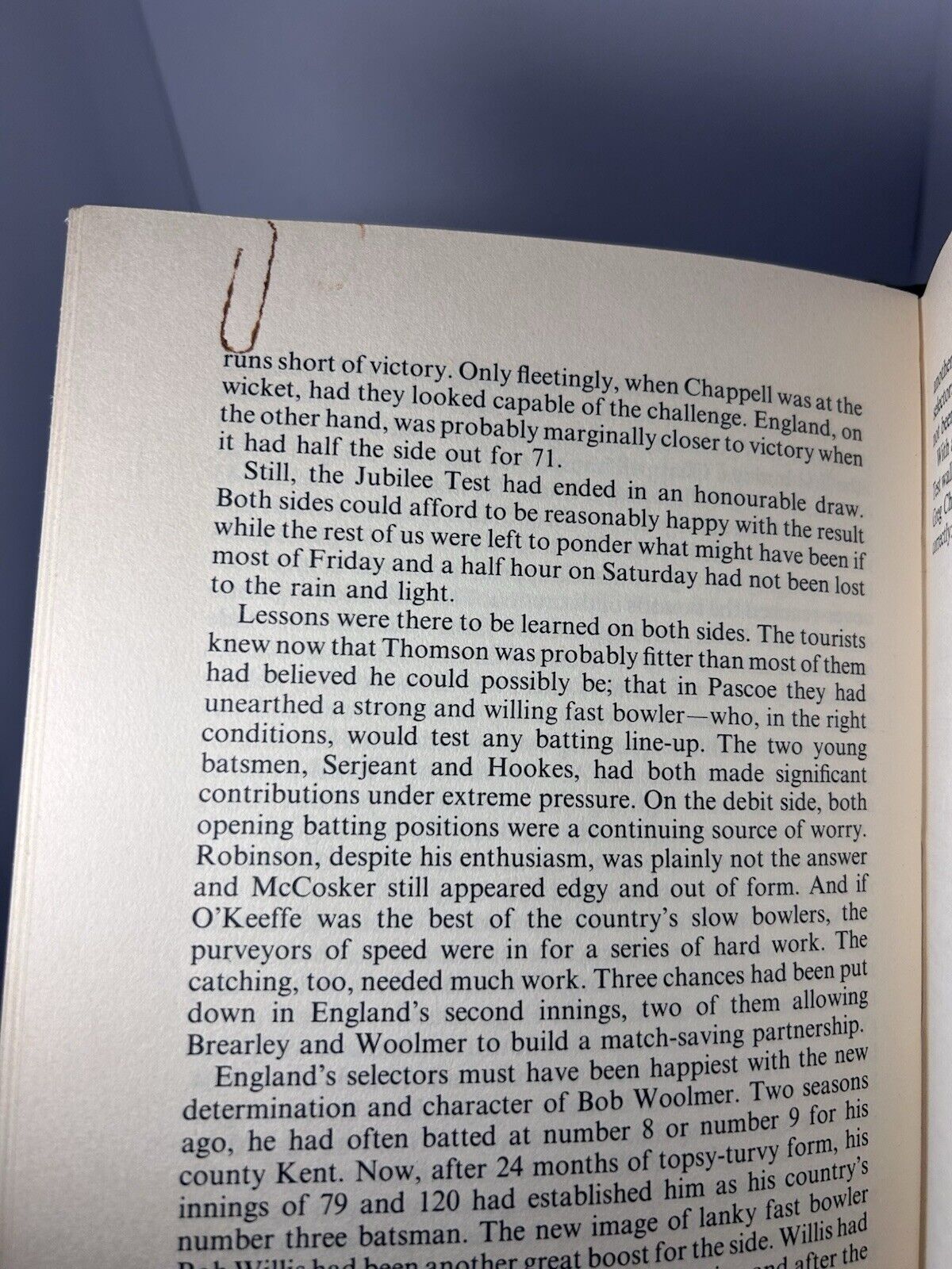 A Game Divided. Peter Mcfarlane. 1977 WSC First edition