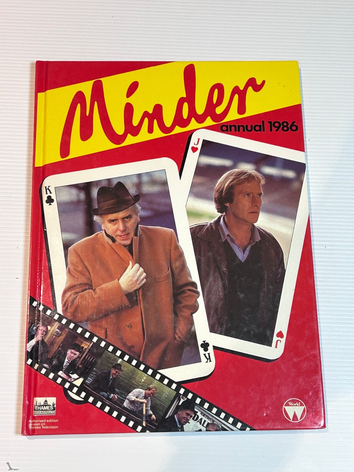 Minder Annual 1986 HC Thames TV British Cult Comedy Series World Distributors