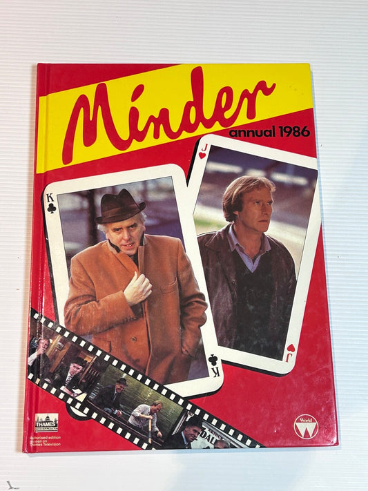 Minder Annual 1986 HC Thames TV British Cult Comedy Series World Distributors