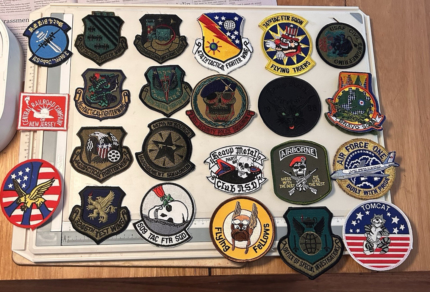 Vintage USAF & Military Aviation Cloth Patches – Lot of 23 – 1970s–1980s 
