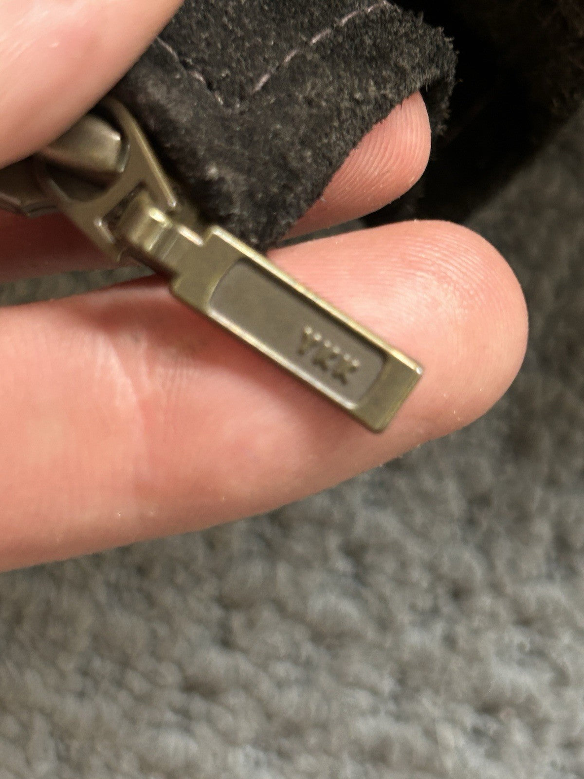 Via Reggio Genuine Leather Jacket Womens Size 12 Dark Brown YKK Zips EUC