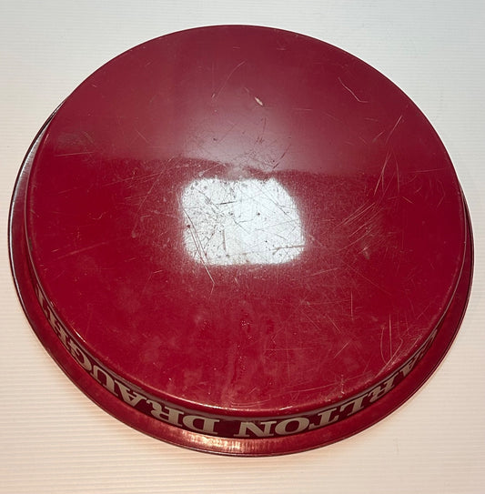 Vintage Carlton Draught Beer Tray 31cm Bar Pub Man Cave Collectible