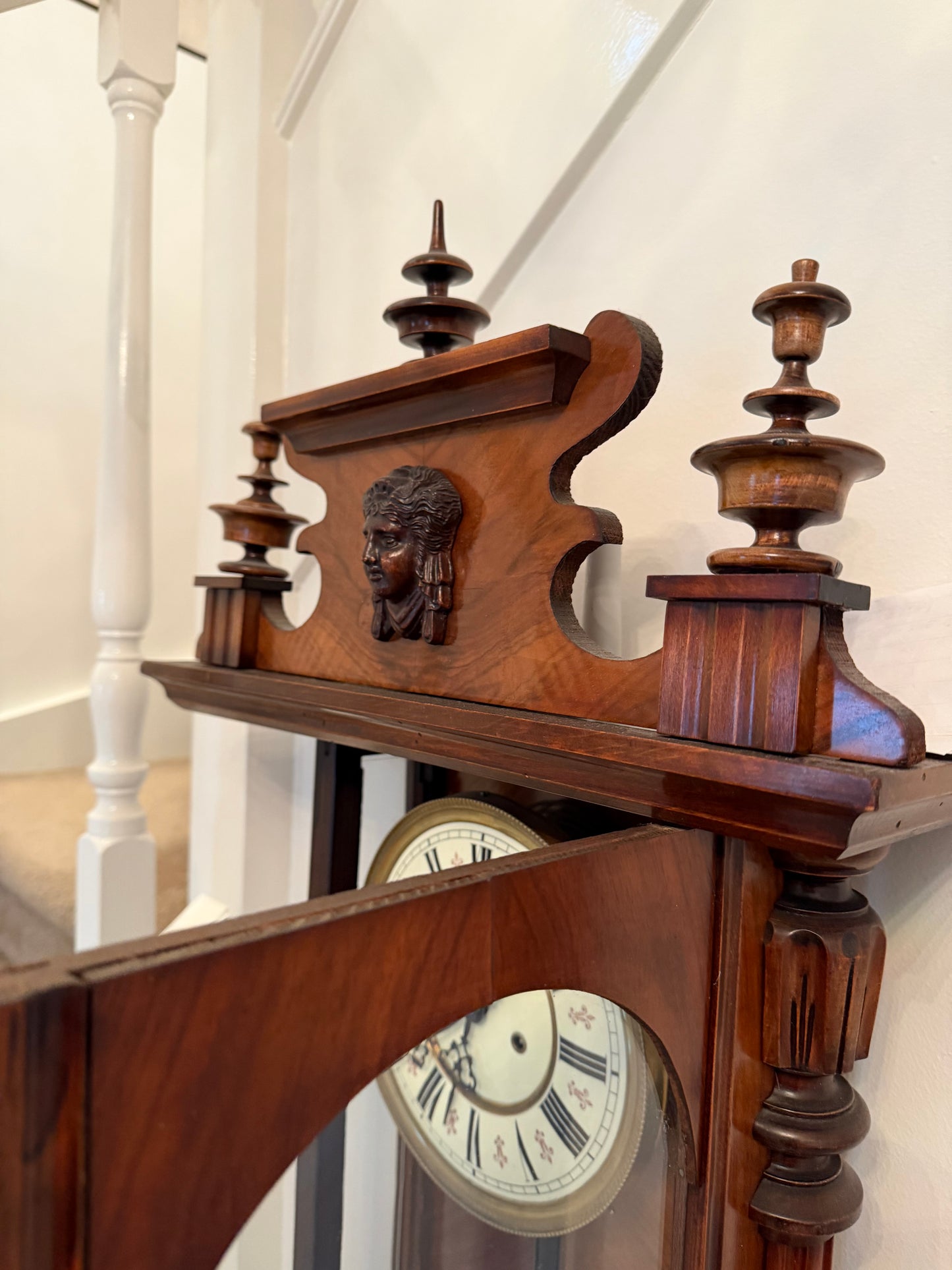 Antique Vienna Regulator Wall Clock – Believed Gustav Becker – c.1900