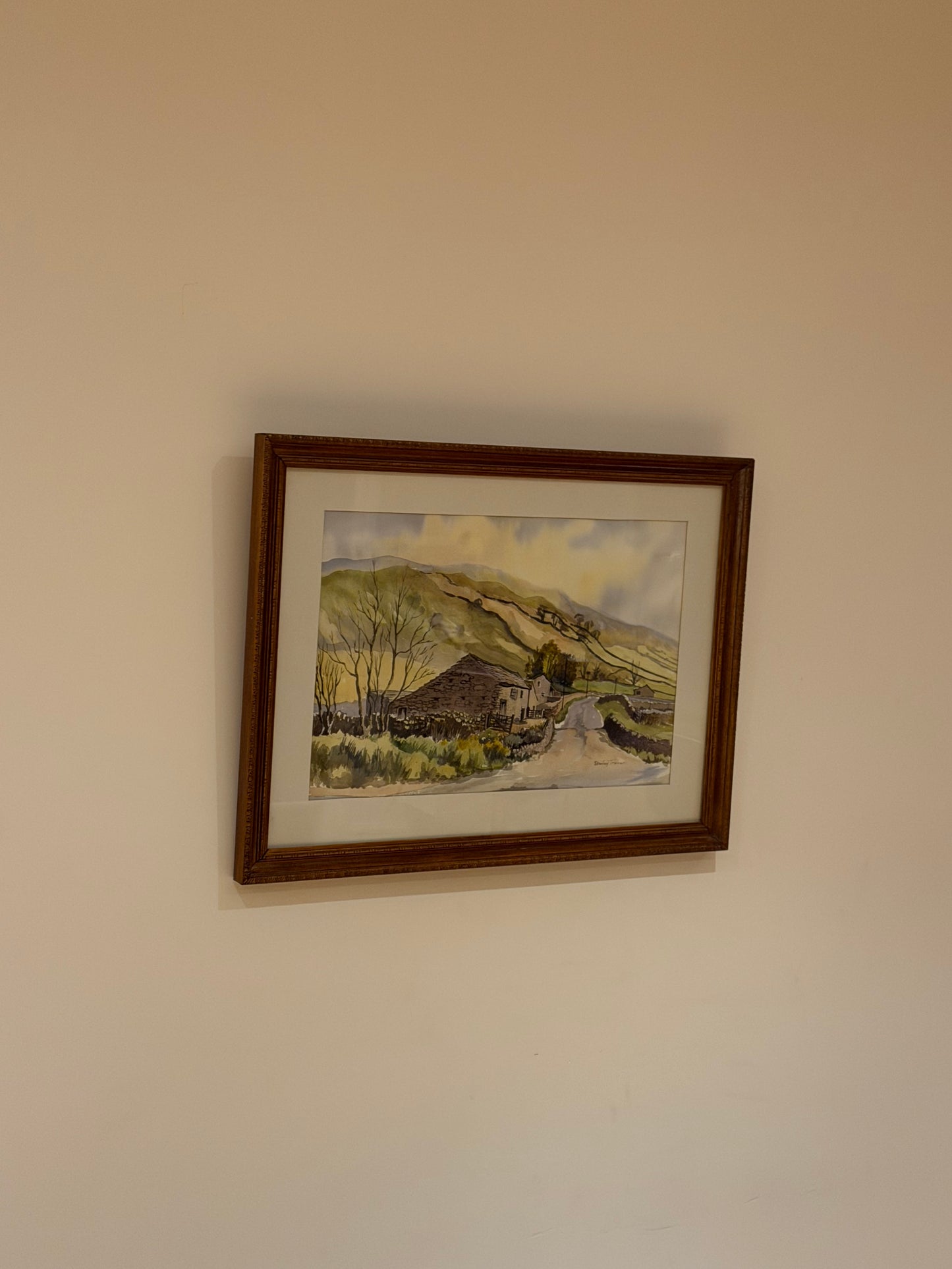 Stanley Trainor (British) – “Halton Gill, Littondale” – Original Signed Watercolour Dated 21 May 1978