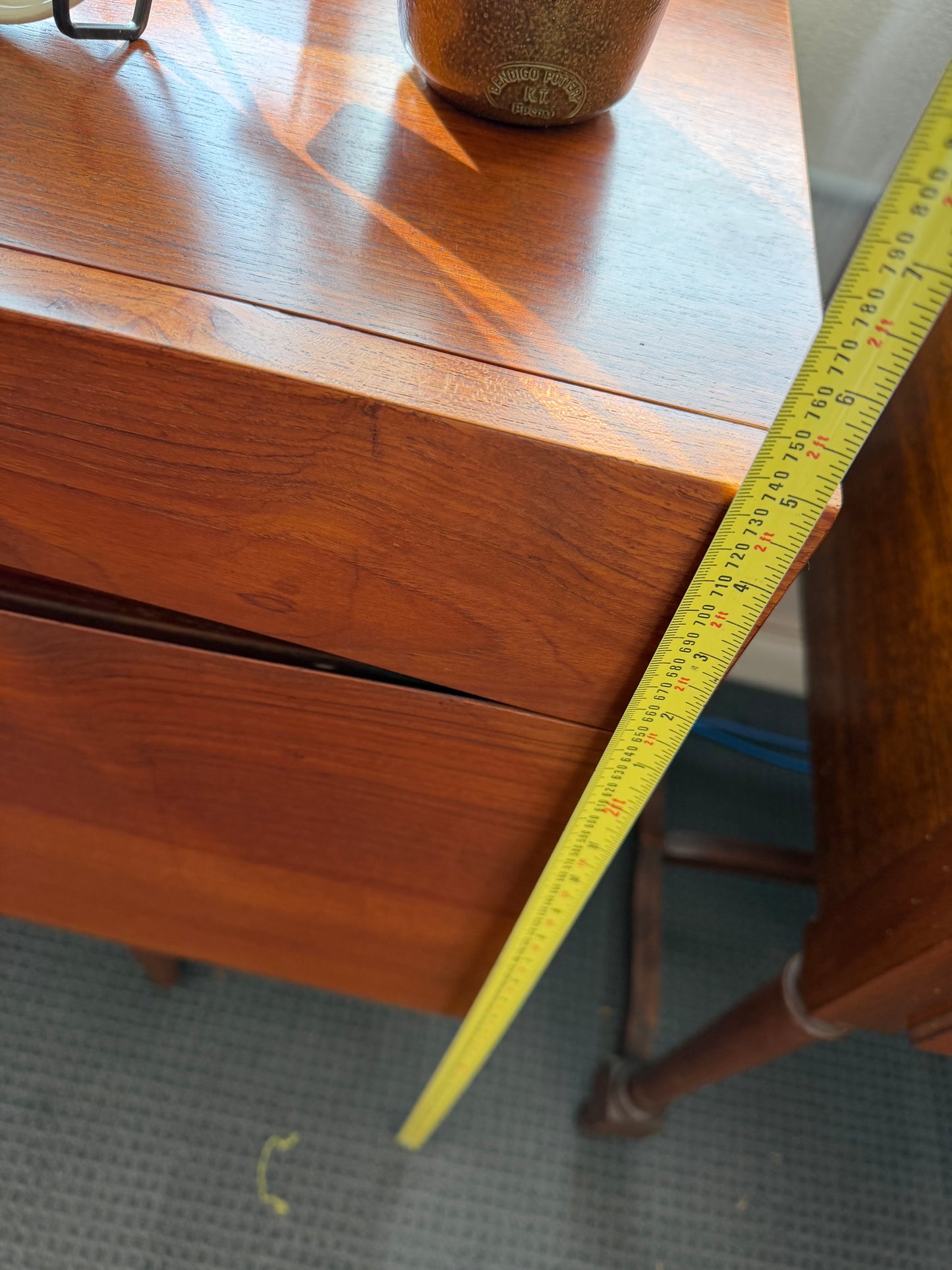 Conrad Rodd “The Dansk Collection” Mid Century Teak Sideboard Buffet | Rodd Furniture | 197cm