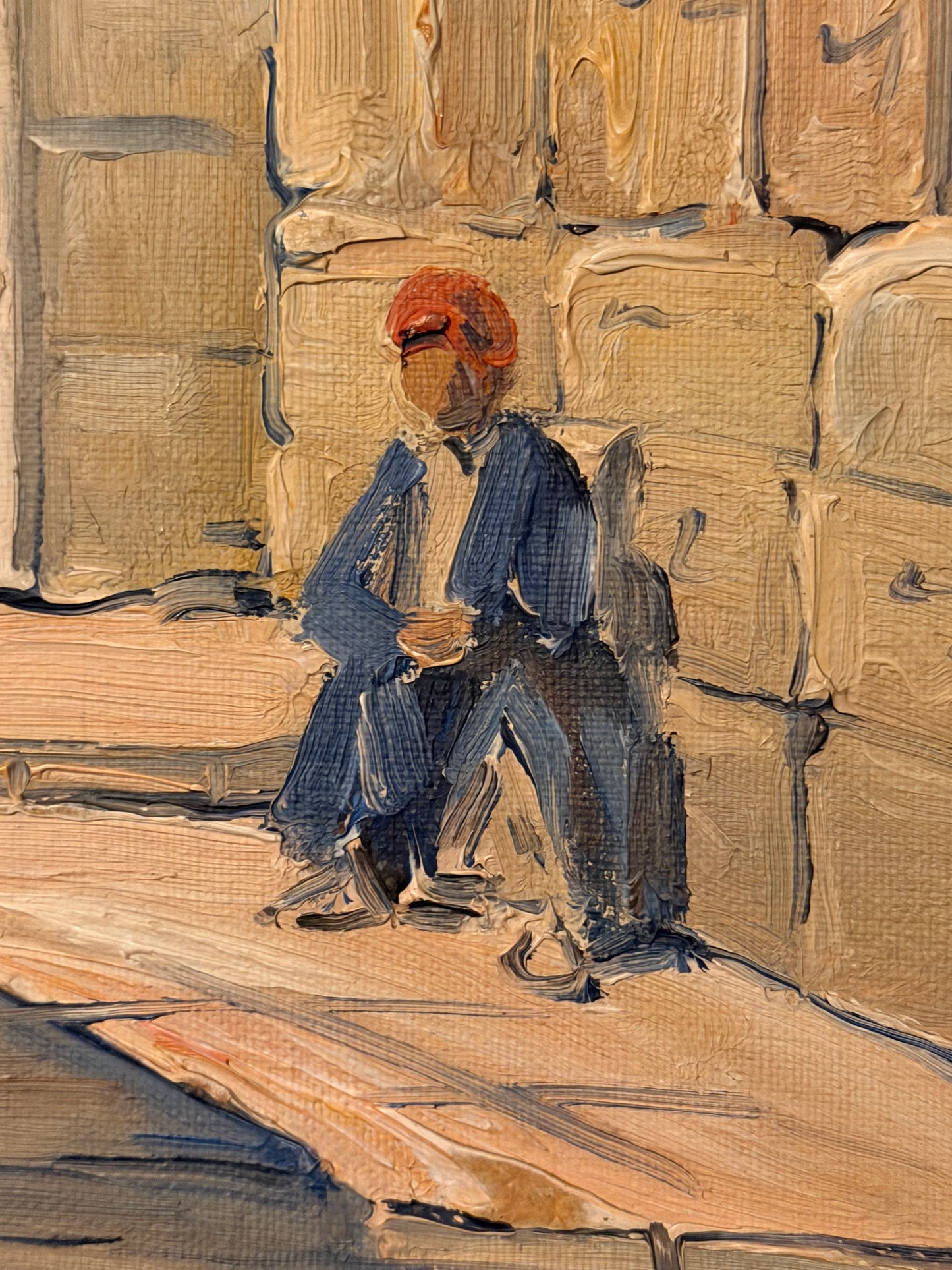 Ludwig Blum “Jerusalem Street Scene” 1929 Original Oil Painting – Authentic Israeli Fine Art - Price on Application