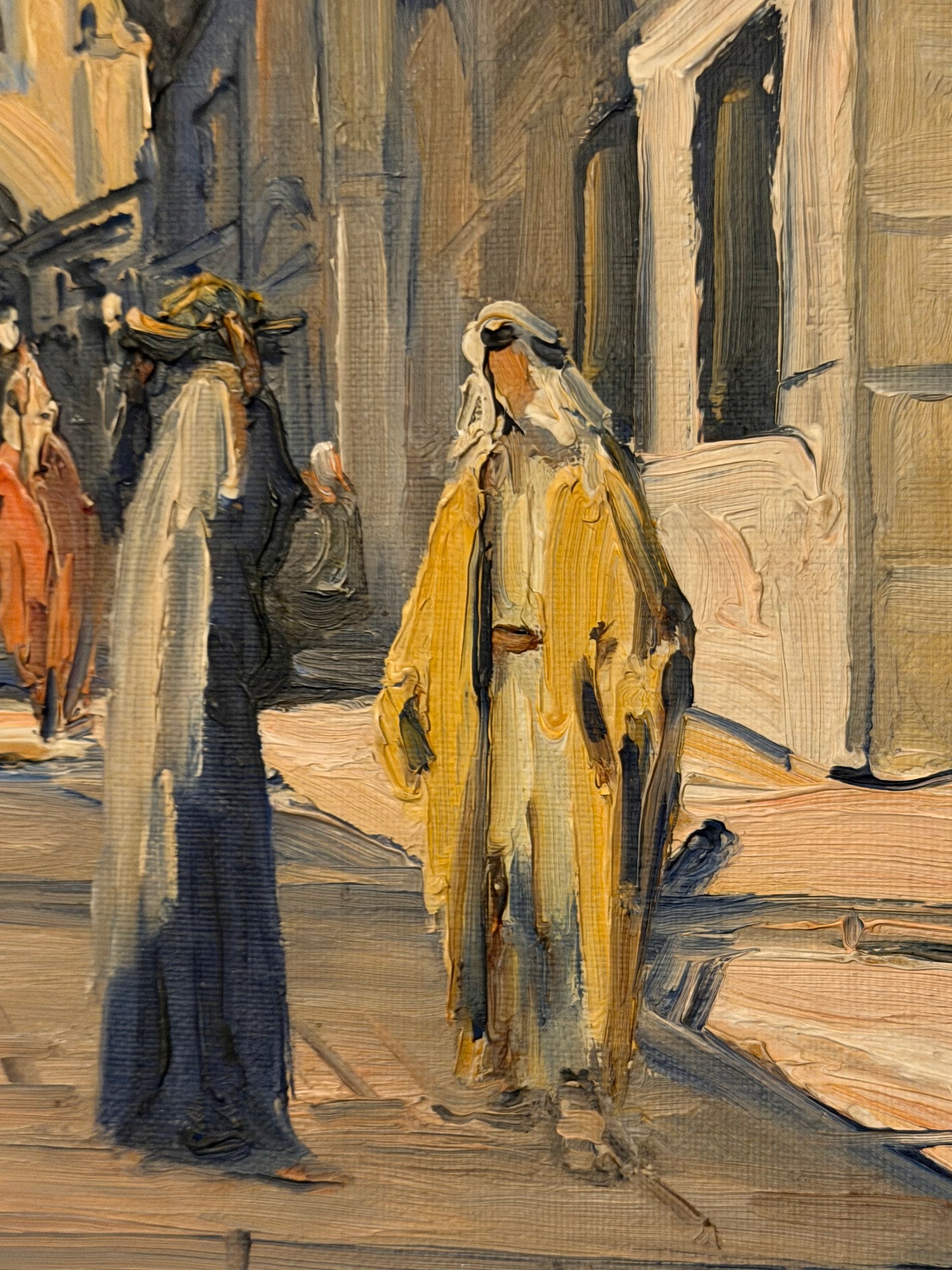 Ludwig Blum “Jerusalem Street Scene” 1929 Original Oil Painting – Authentic Israeli Fine Art - Price on Application