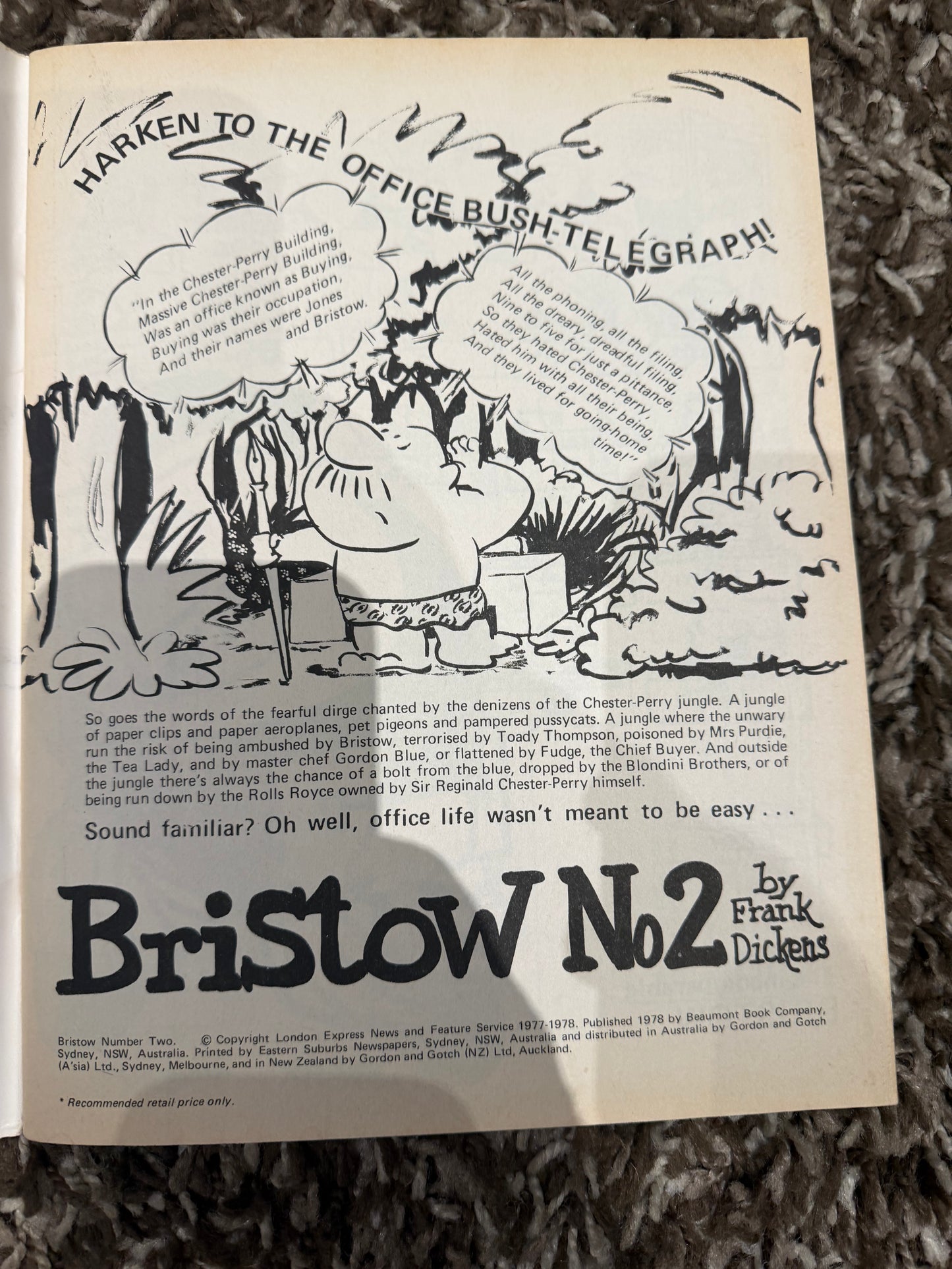 Vintage Bristow No. 2 – Frank Dickens – 1978 Australian Comic Annual