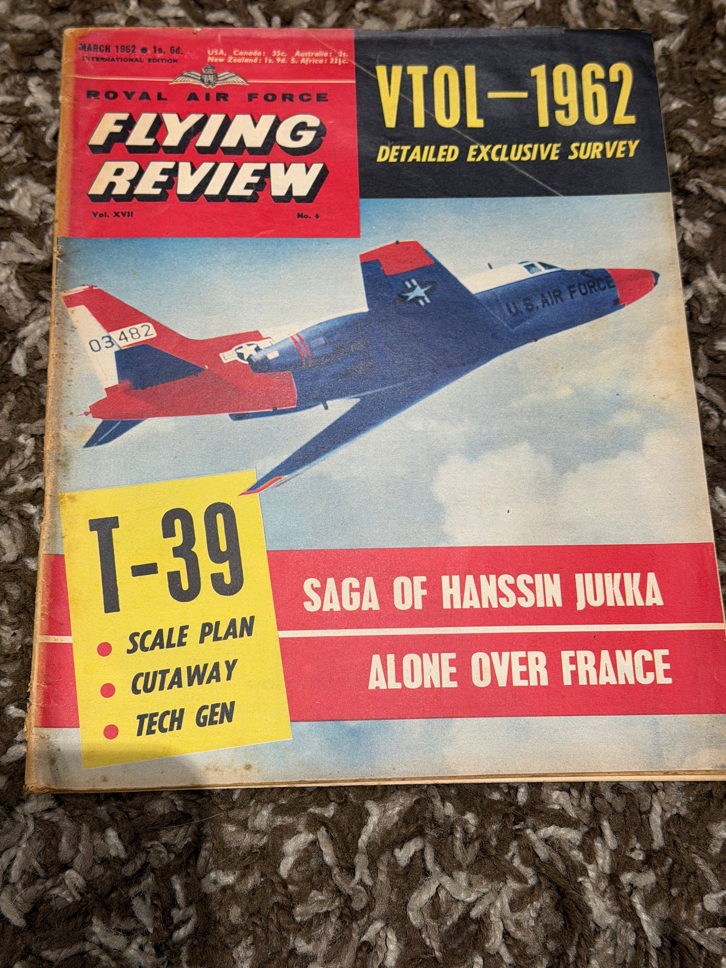 Vintage RAF Flying Review – March 1962