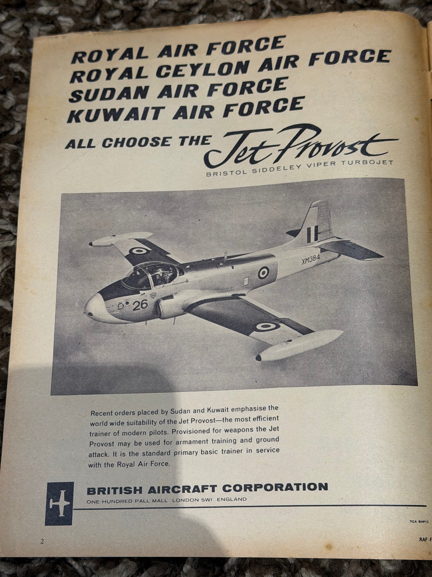 Vintage RAF Flying Review – March 1962