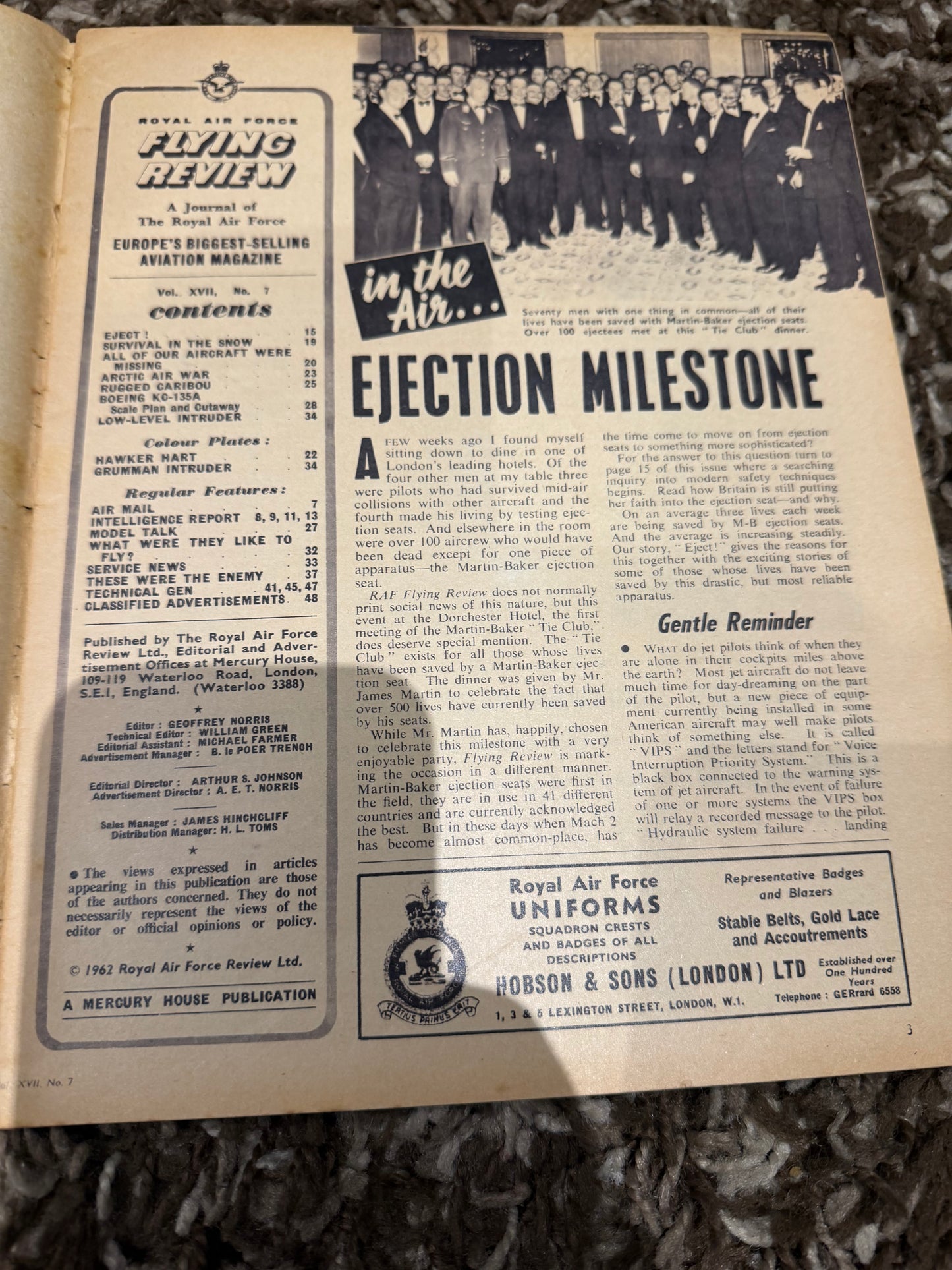 Royal Air Force Flying Review – April 1962