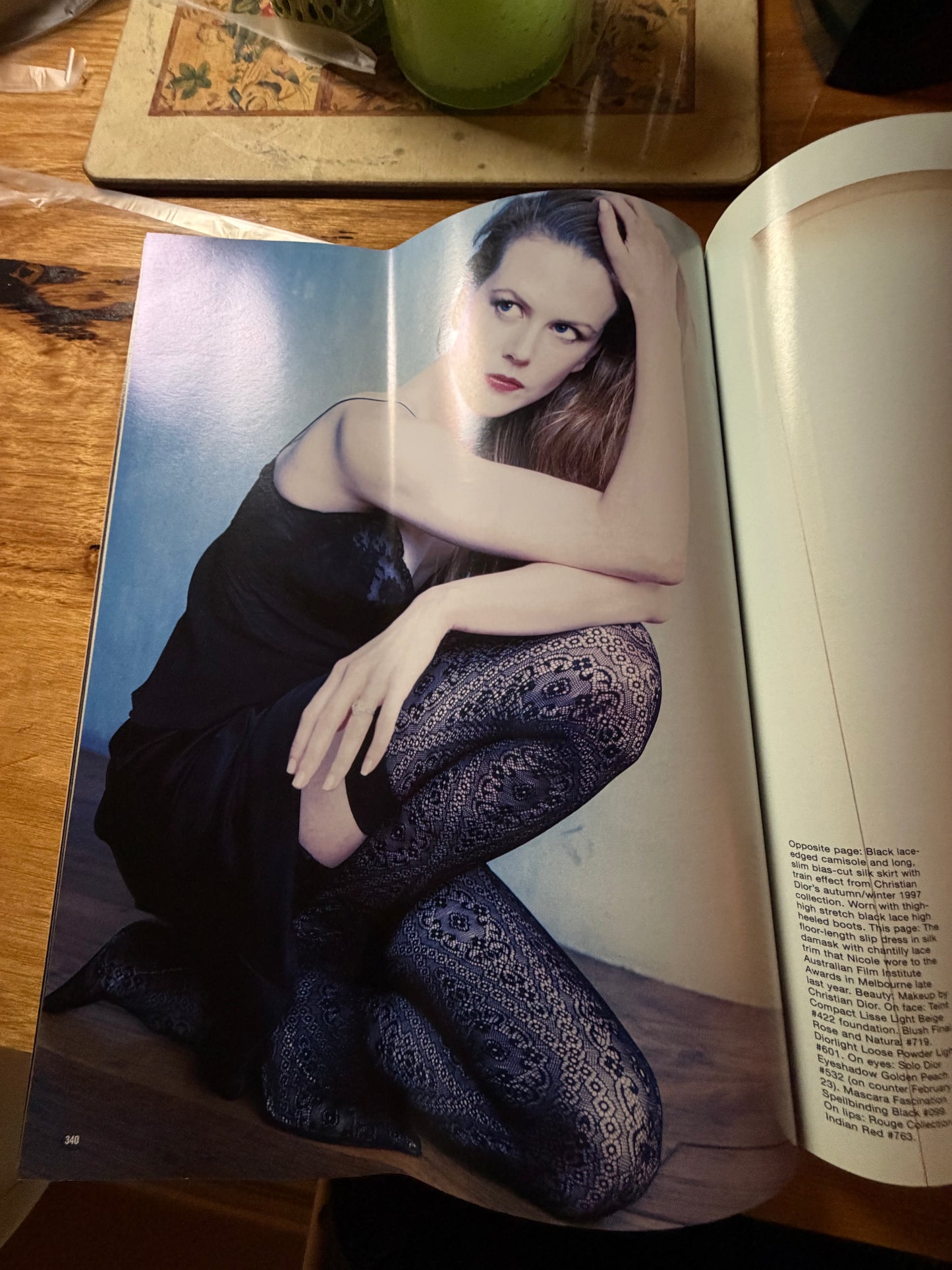 Harper’s Bazaar & Mode Australia FIRST ISSUE March 1998 Nicole Kidman Dior