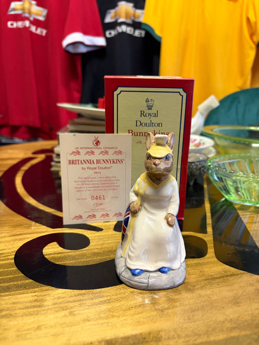 Royal Doulton Britannia Bunnykins DB219 Limited Edition Boxed