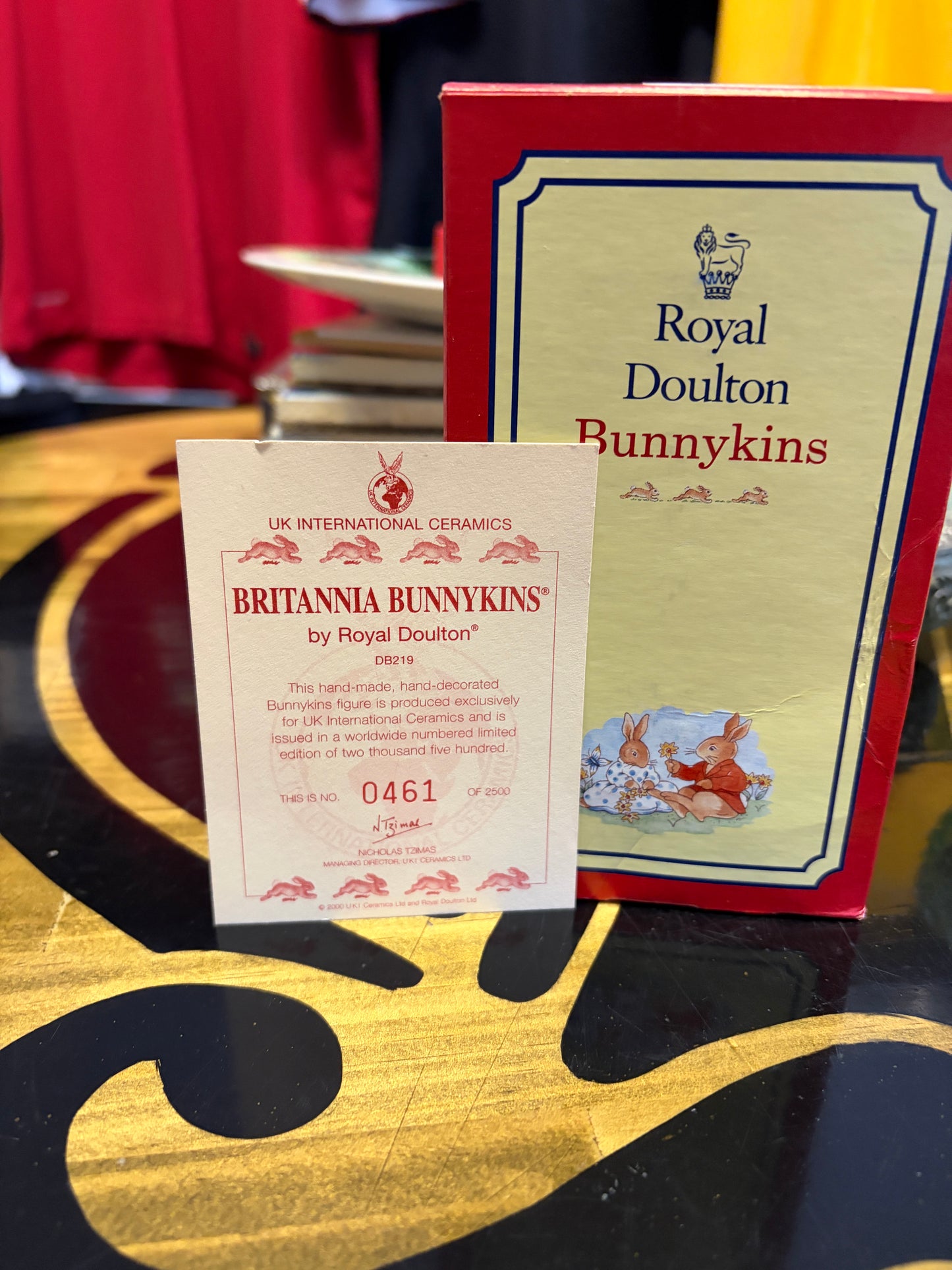 Royal Doulton Britannia Bunnykins DB219 Limited Edition Boxed