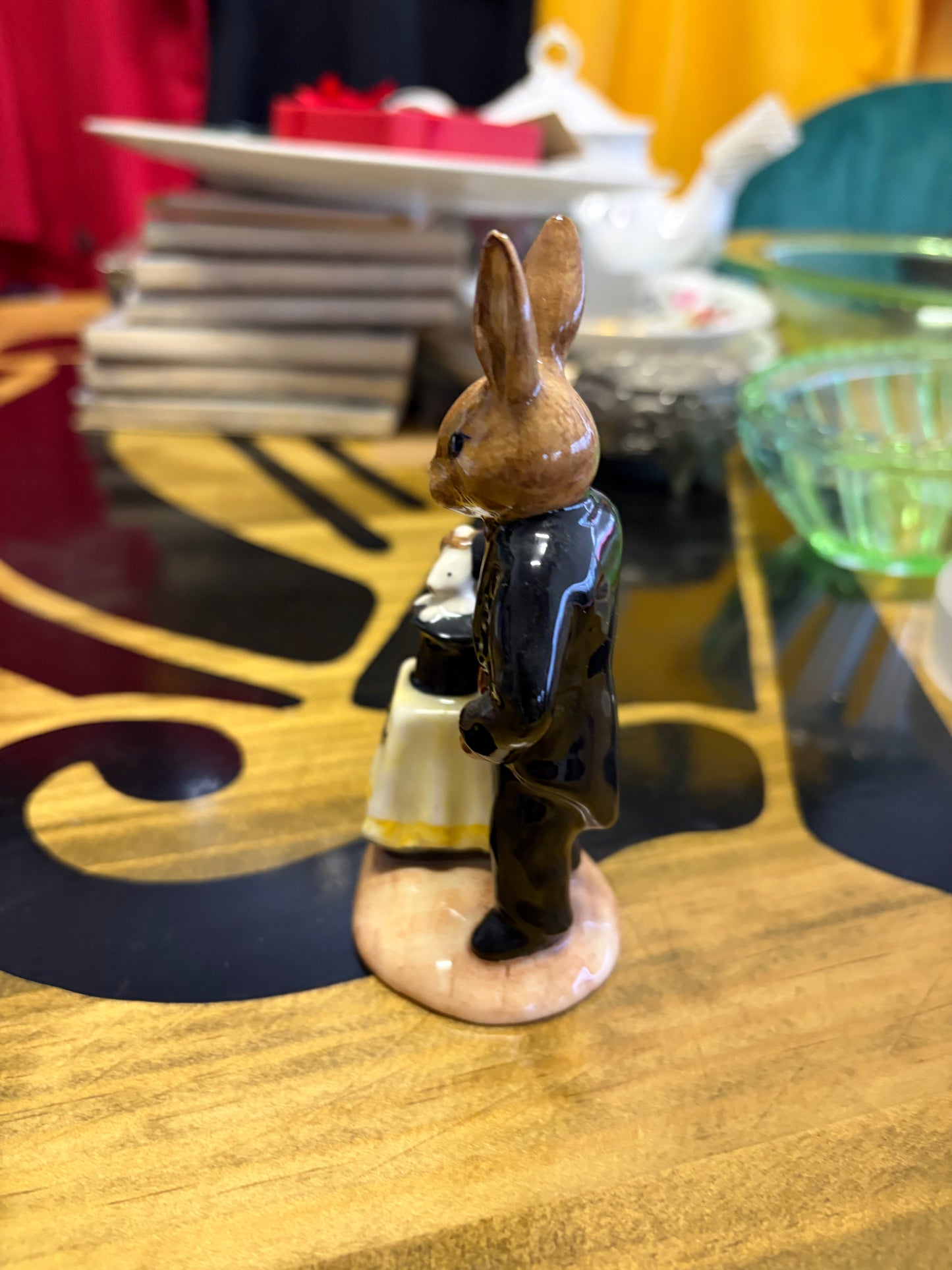 Vintage Royal Doulton Magician Bunnykins DB126 Red Cummerbund