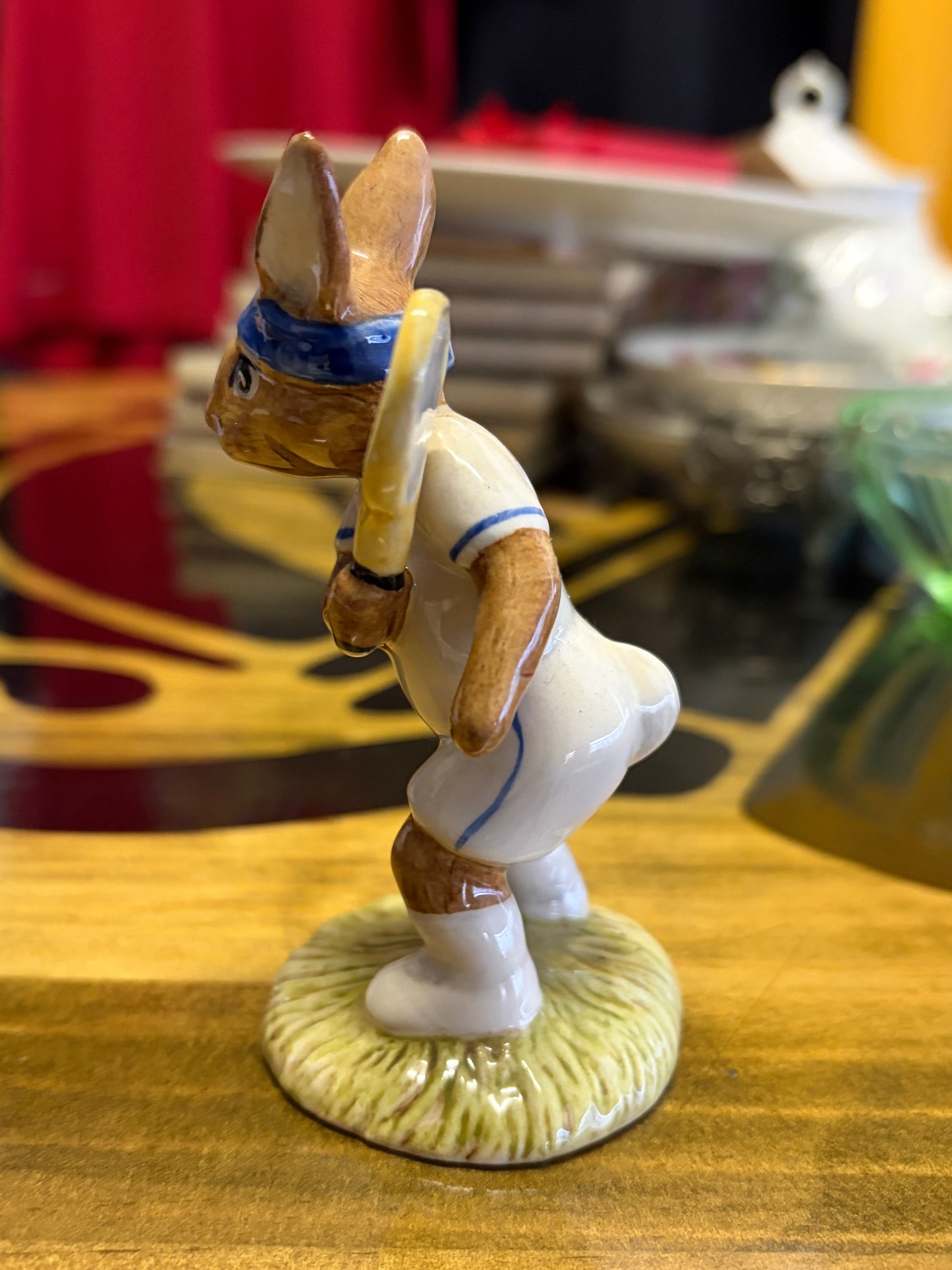 Vintage Royal Doulton Ace Bunnykins DB42 Tennis Figurine