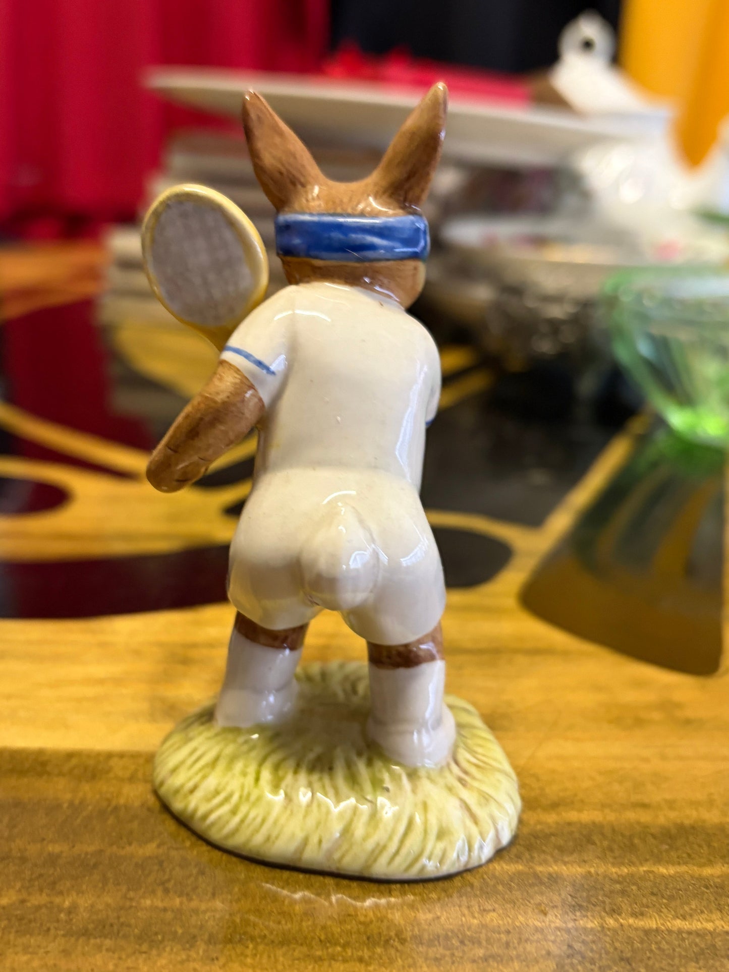 Vintage Royal Doulton Ace Bunnykins DB42 Tennis Figurine