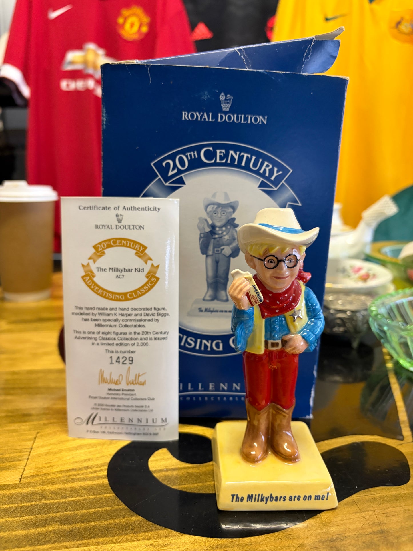 Royal Doulton The Milkybar Kid AC7 Limited Edition Figurine – Box & Certificate