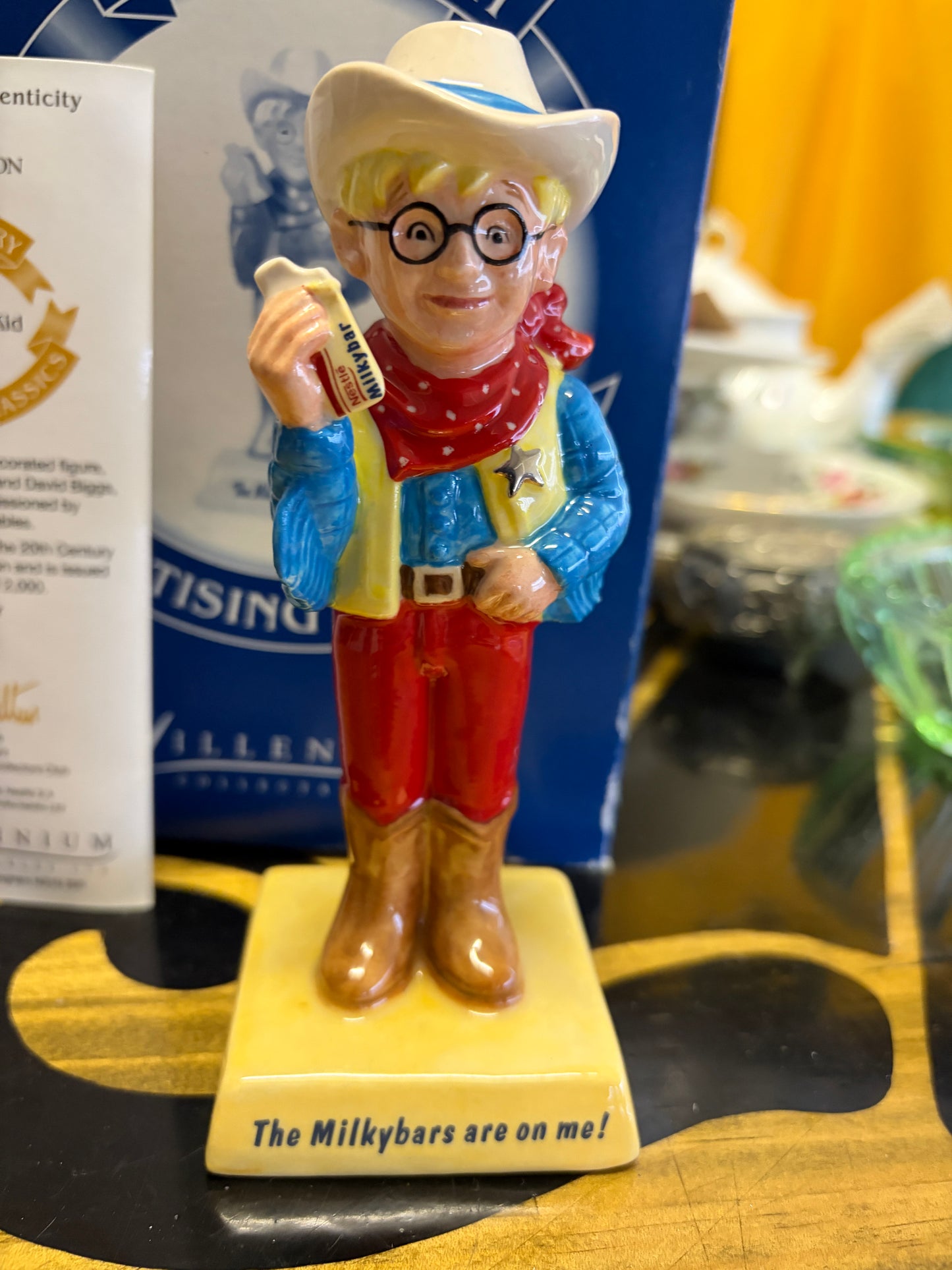 Royal Doulton The Milkybar Kid AC7 Limited Edition Figurine – Box & Certificate