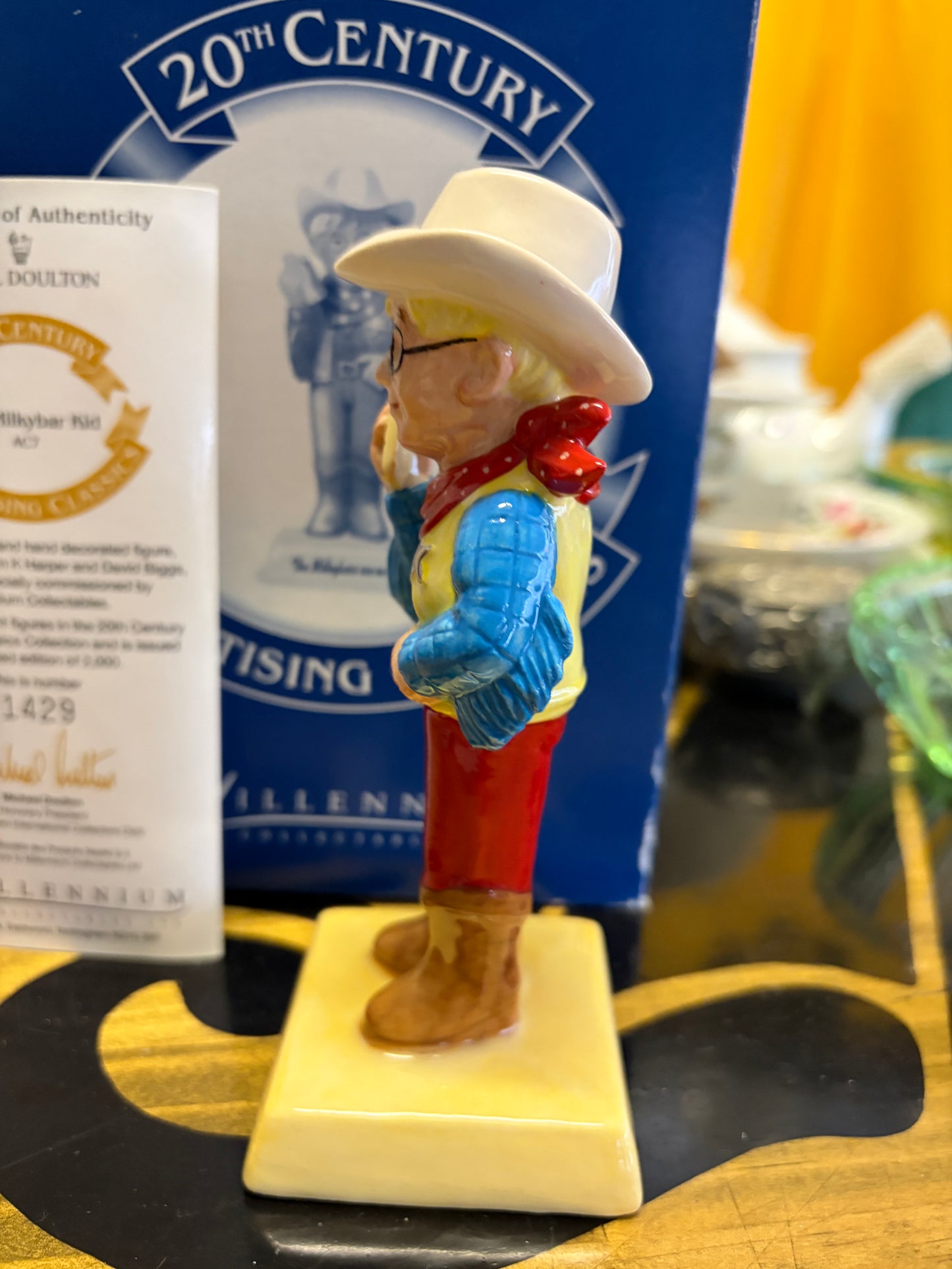 Royal Doulton The Milkybar Kid AC7 Limited Edition Figurine – Box & Certificate